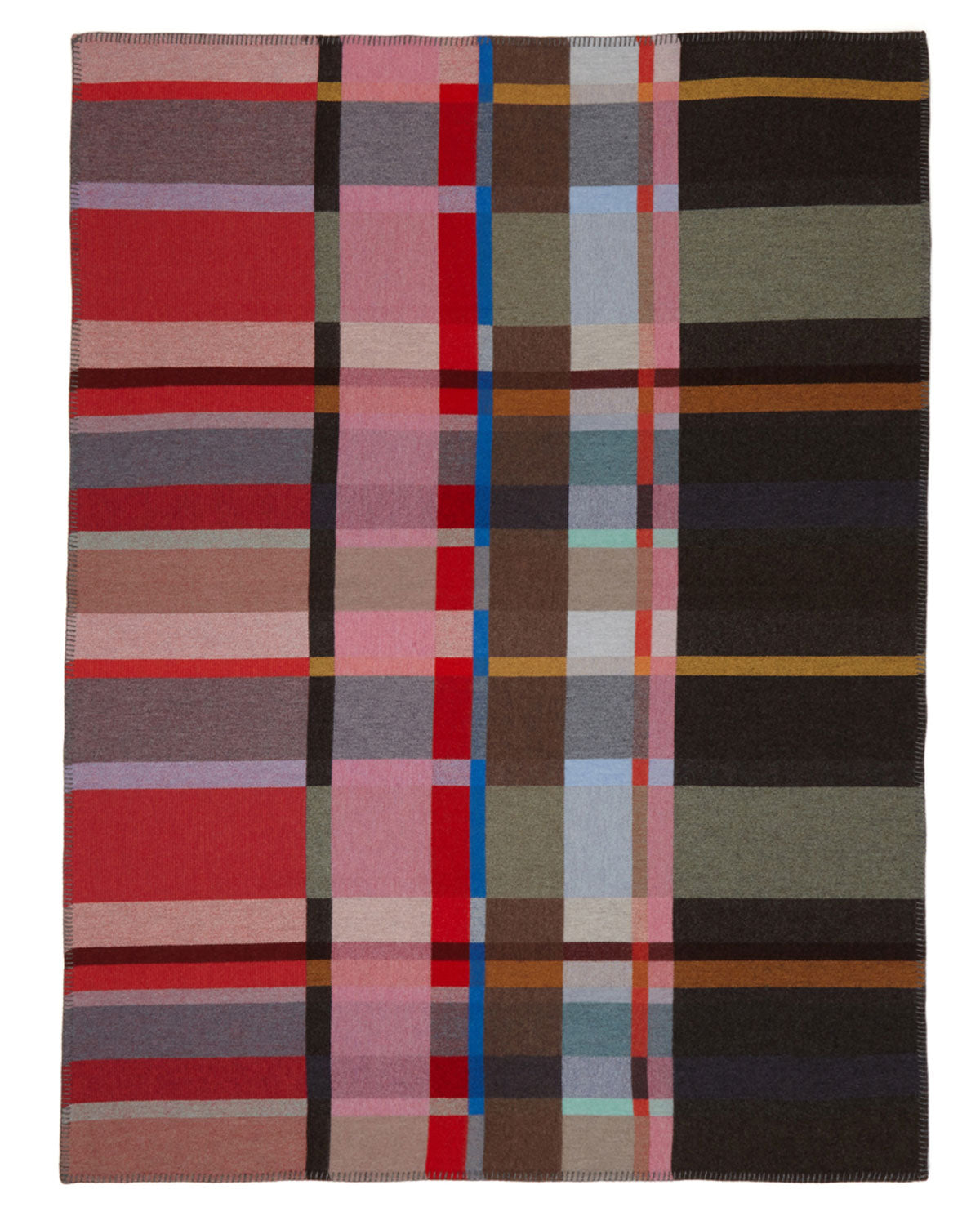 Lostine - Ladsun Lambswool Block Throw - Small