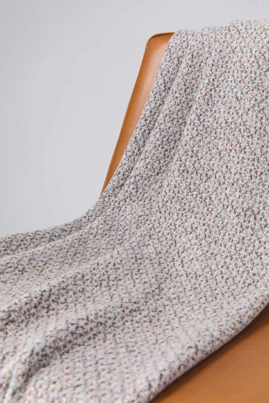 Johnstons of Elgin - Tweed Texture Natural Throw