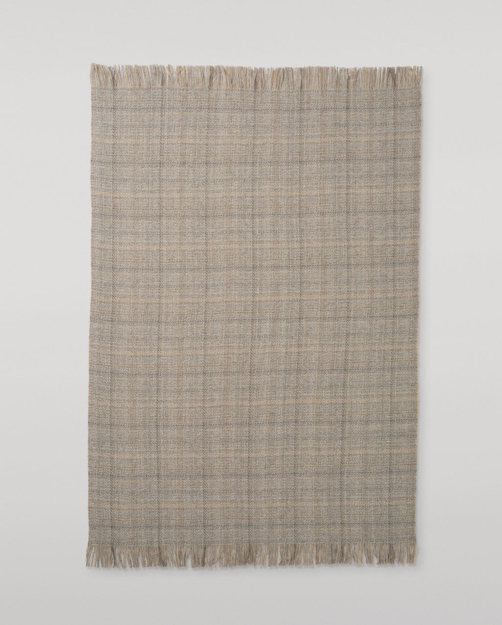 Johnstons of Elgin - Luxury Texture Grey & Natural Throw