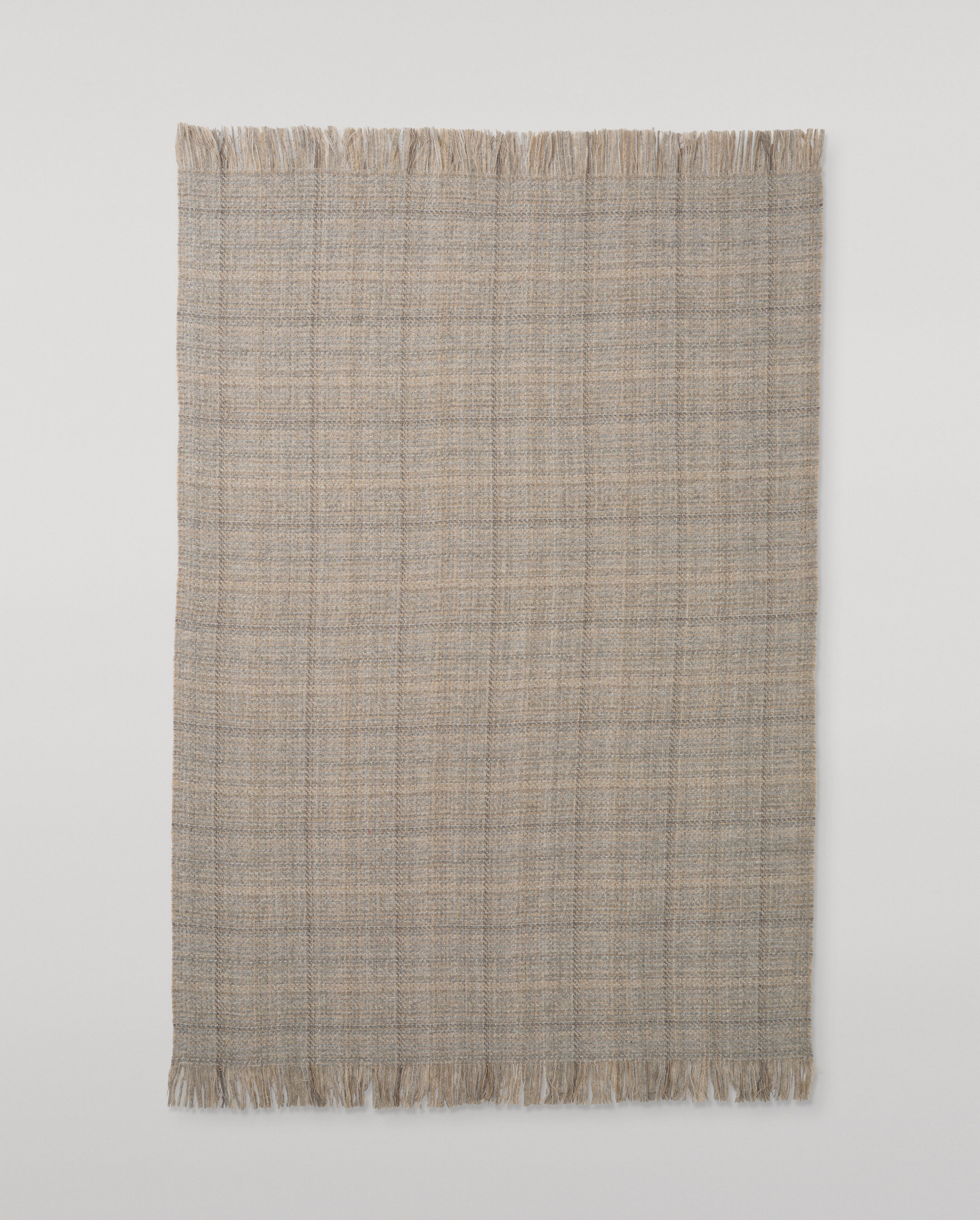 Johnstons of Elgin - Luxury Texture Grey & Natural Throw