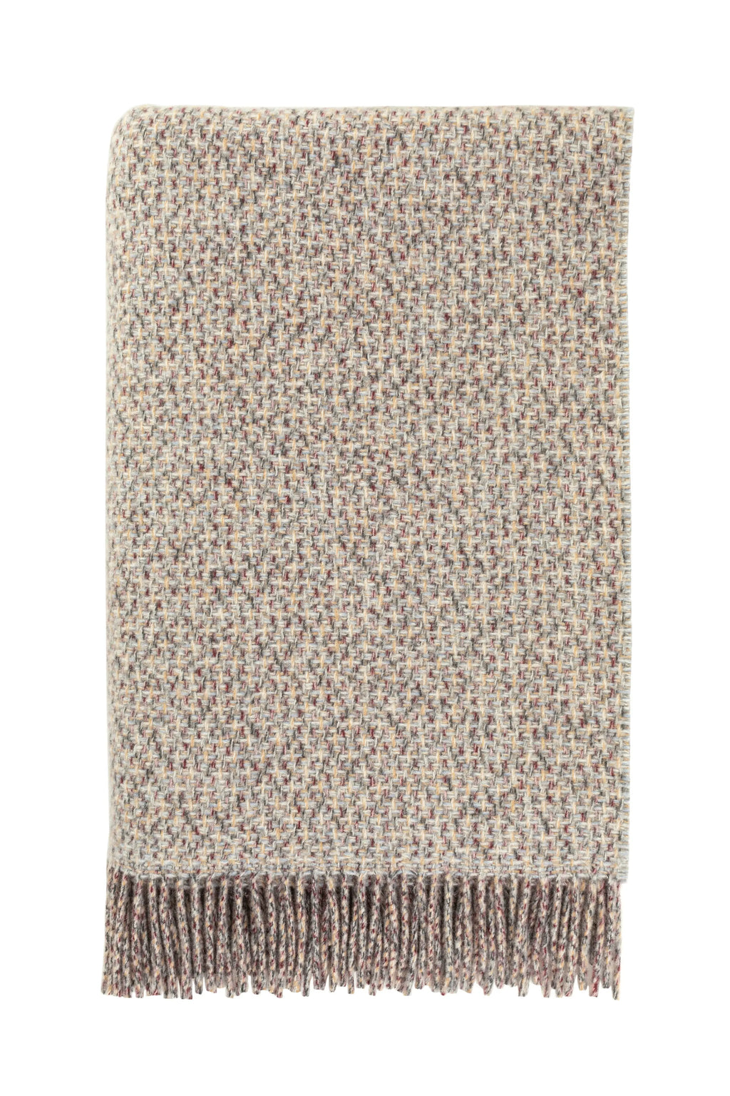 Johnstons of Elgin - Tweed Texture Natural Throw