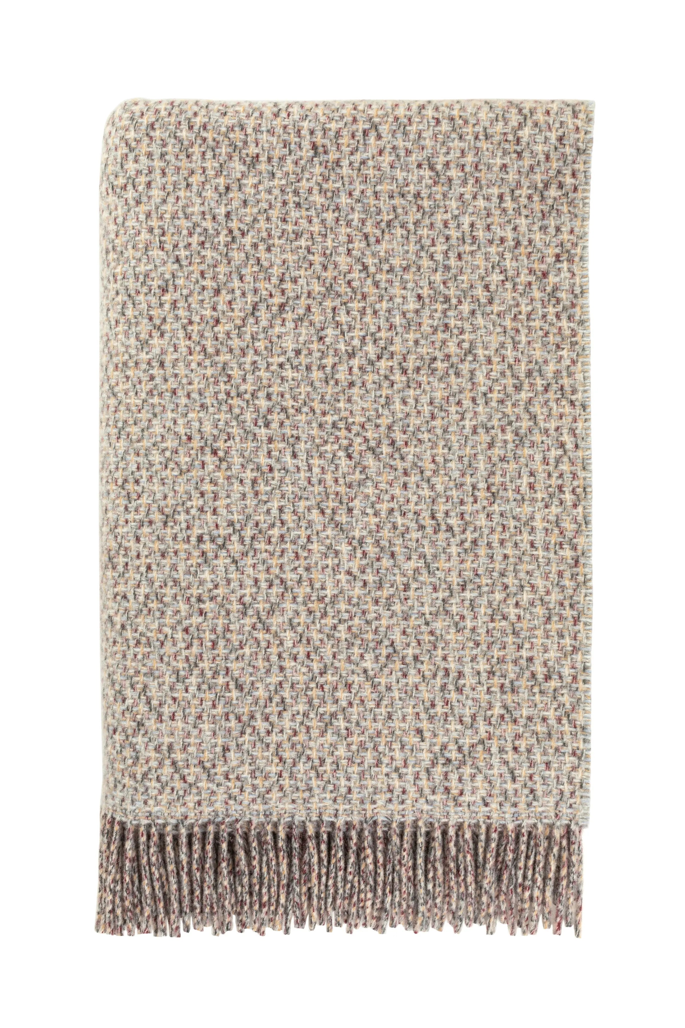 Johnstons of Elgin - Tweed Texture Natural Throw