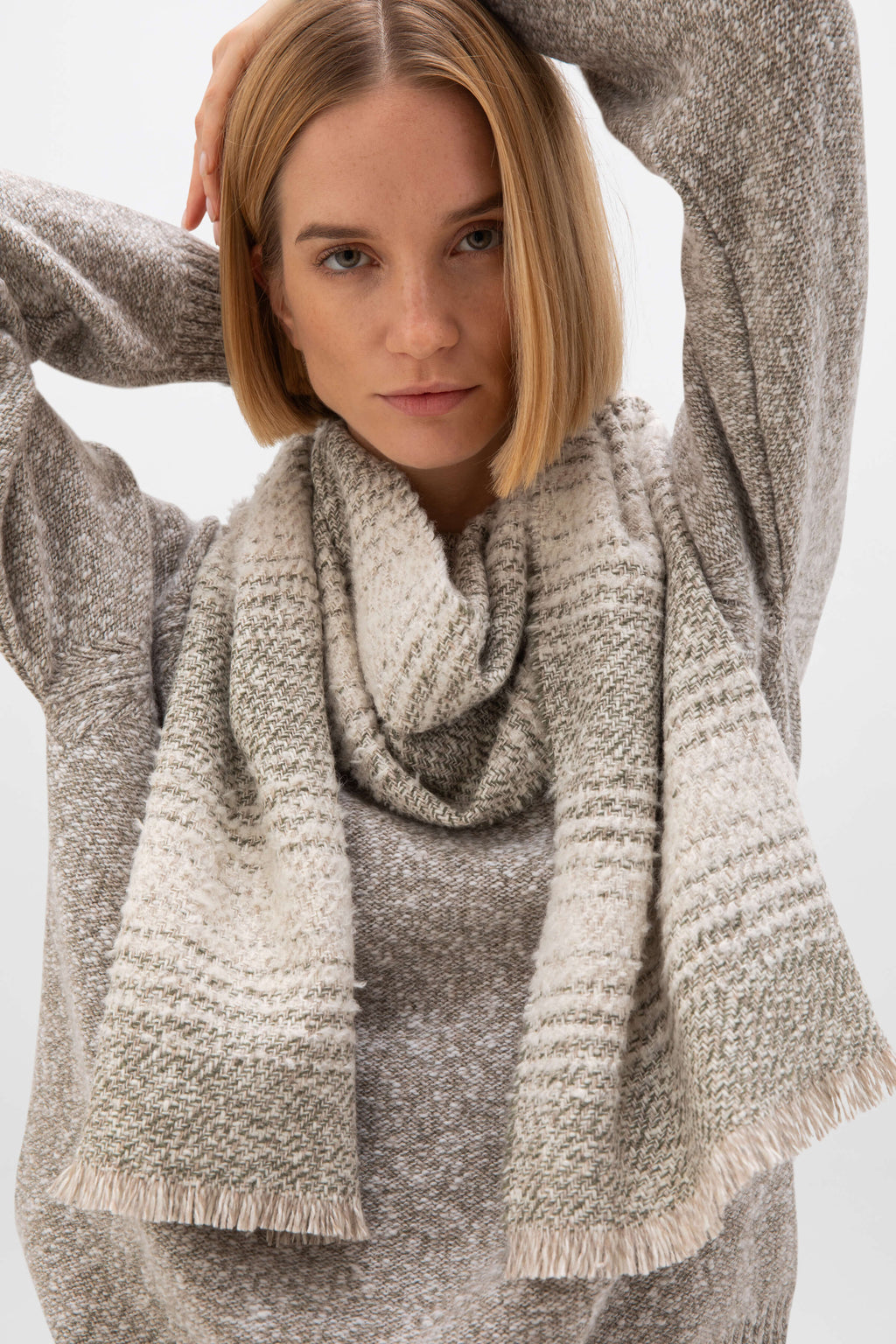 Johnstons of Elgin - Textural Ombré Scarf