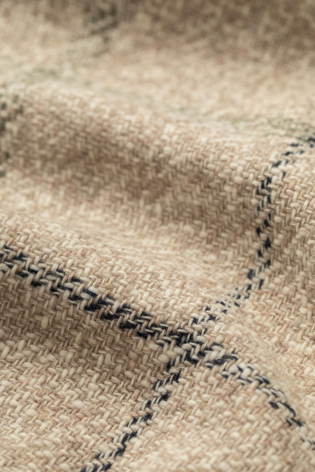 Johnstons of Elgin - Textured Windowpane Scarf