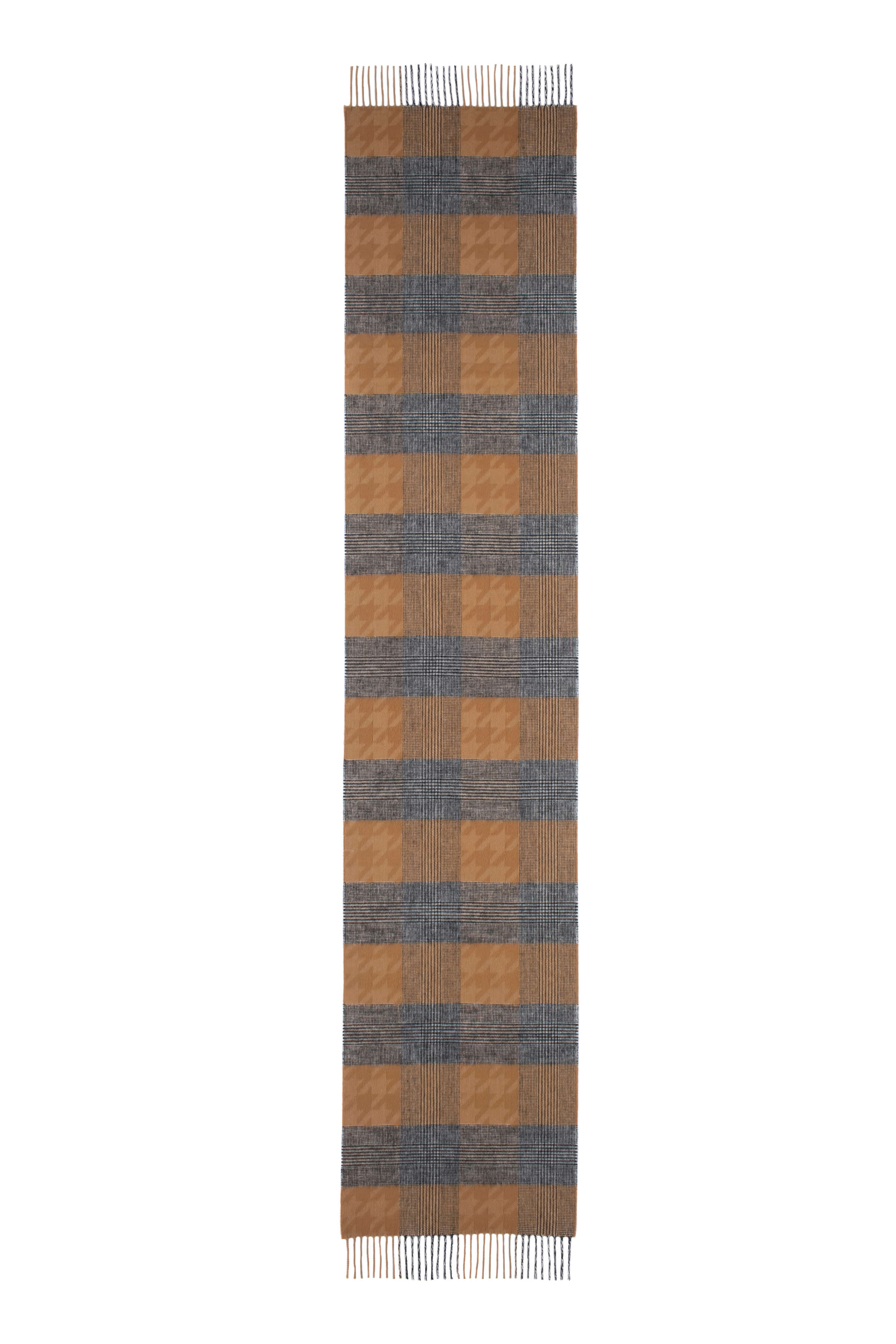 Johnstons of Elgin - Camel Highgrove Heritage Scarf