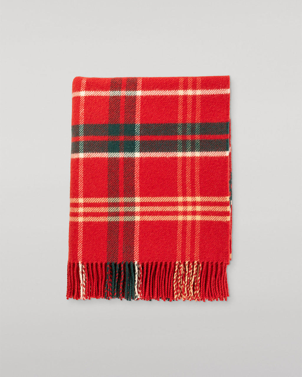 Johnstons of Elgin - Limited Edition Christmas Blanket in Red
