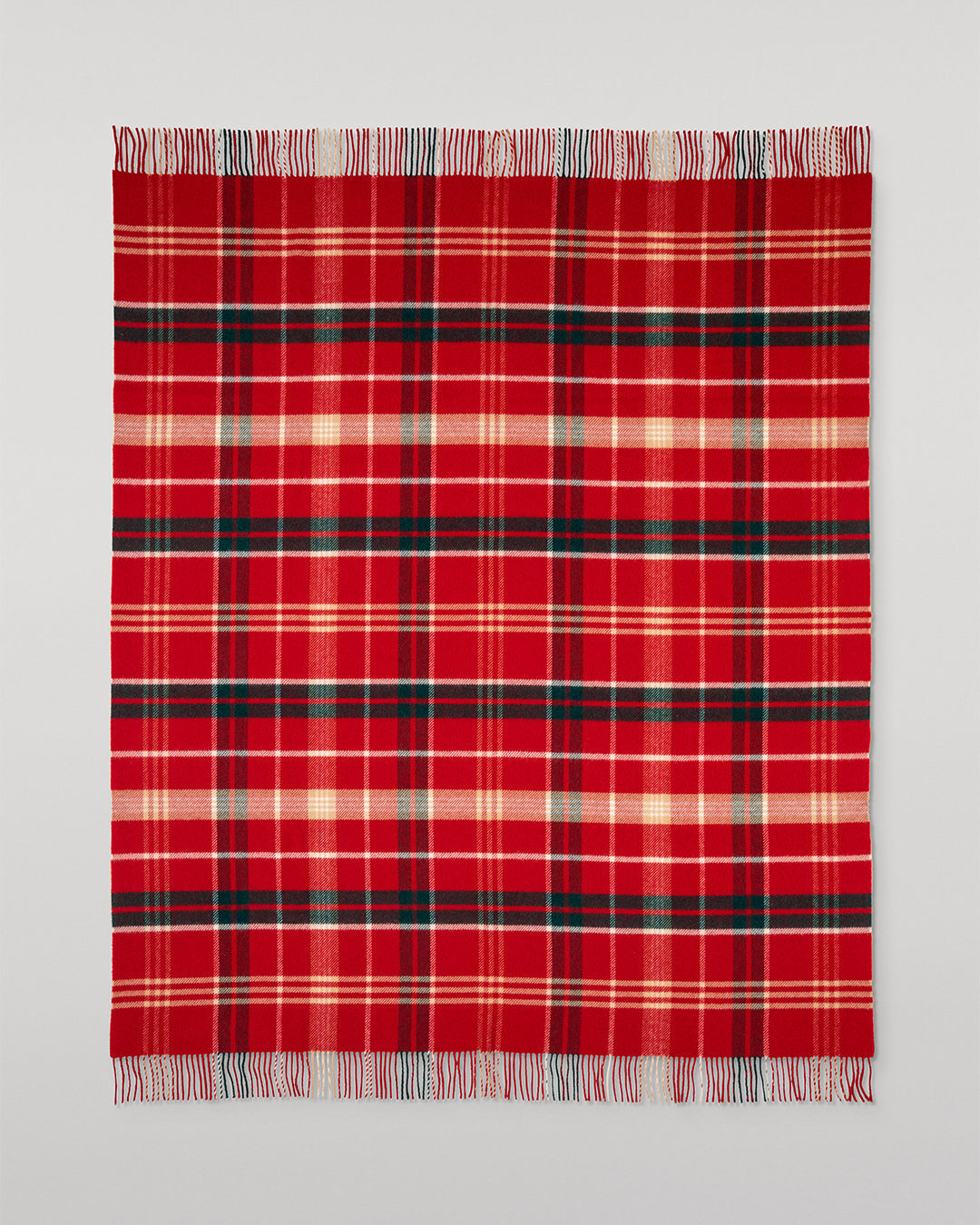 Johnstons of Elgin - Limited Edition Christmas Blanket in Red