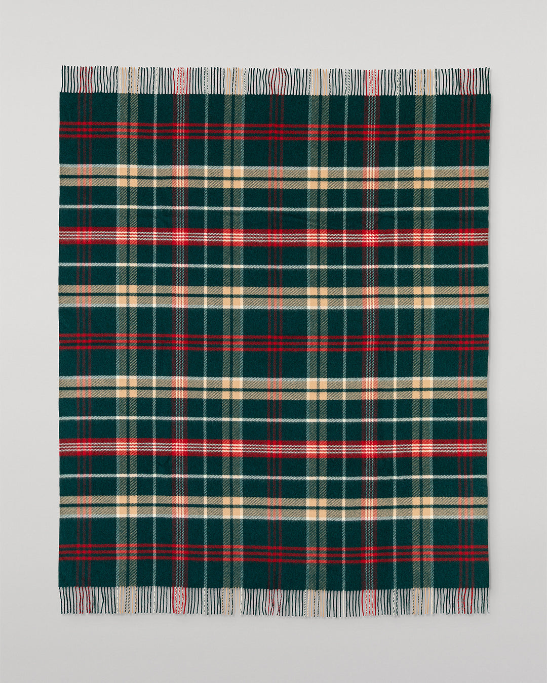 Johnstons of Elgin - Limited Edition Christmas Blanket in Green