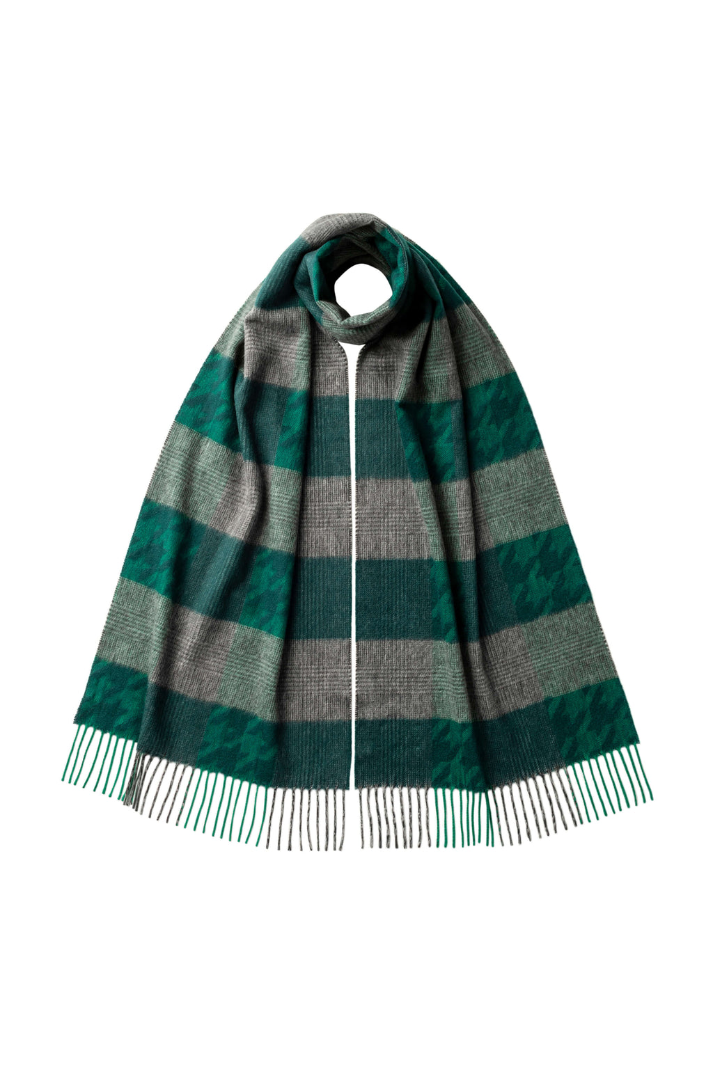 Johnstons of Elgin - Green Highgrove Heritage Scarf