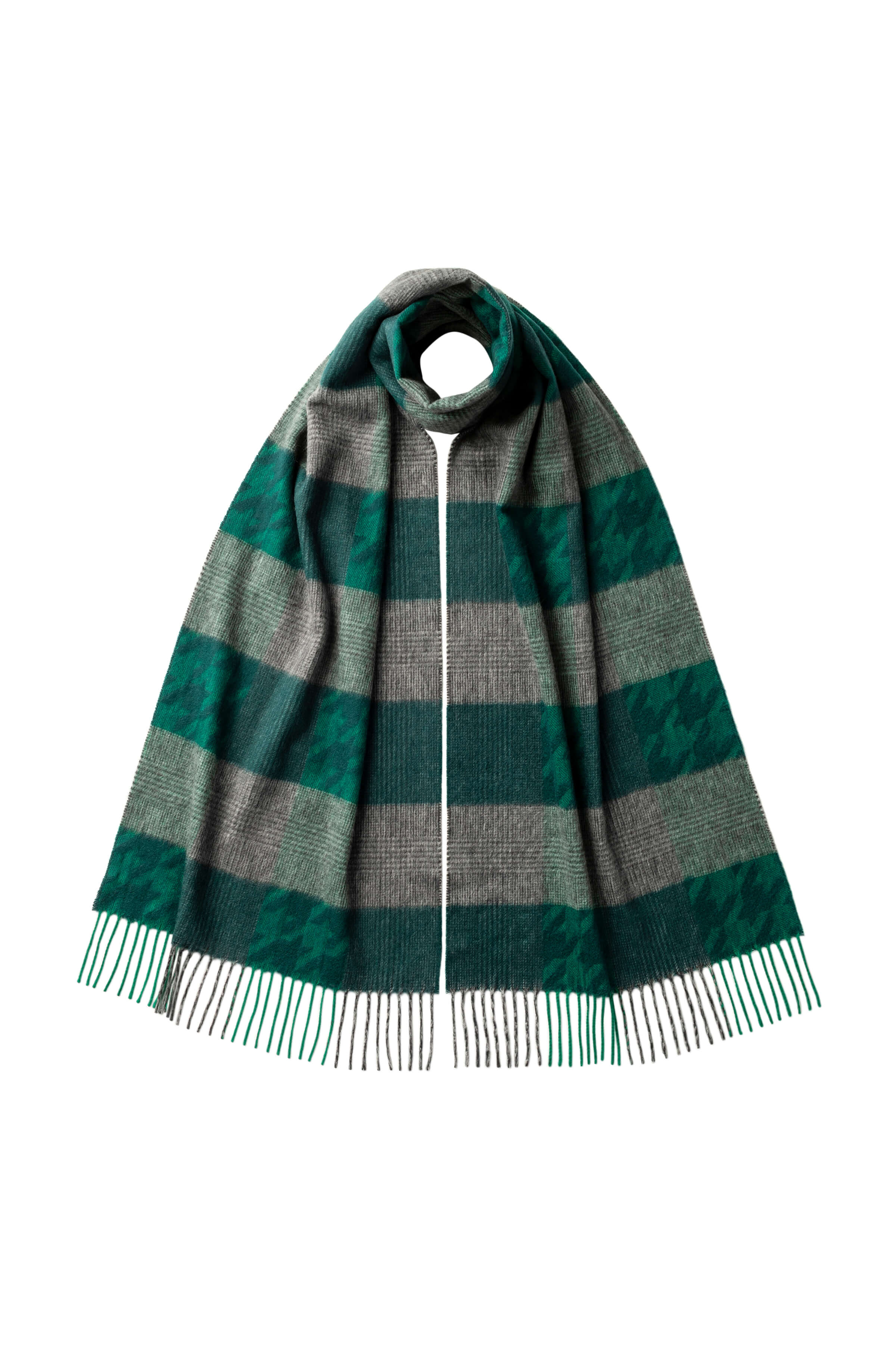 Johnstons of Elgin - Green Highgrove Heritage Scarf