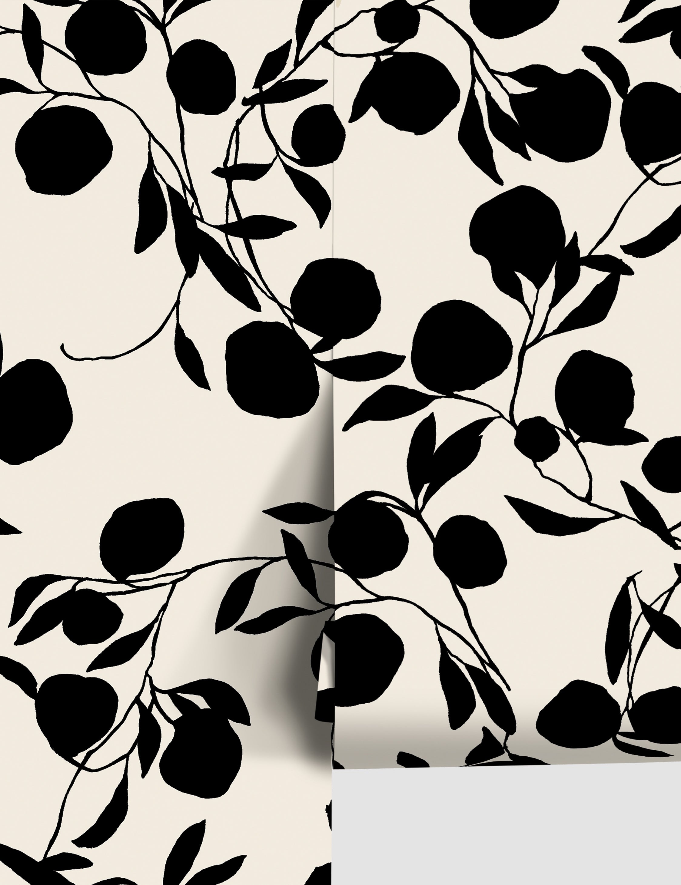 Lulu and Georgia - Pomegranate Wallpaper by Susan Hable