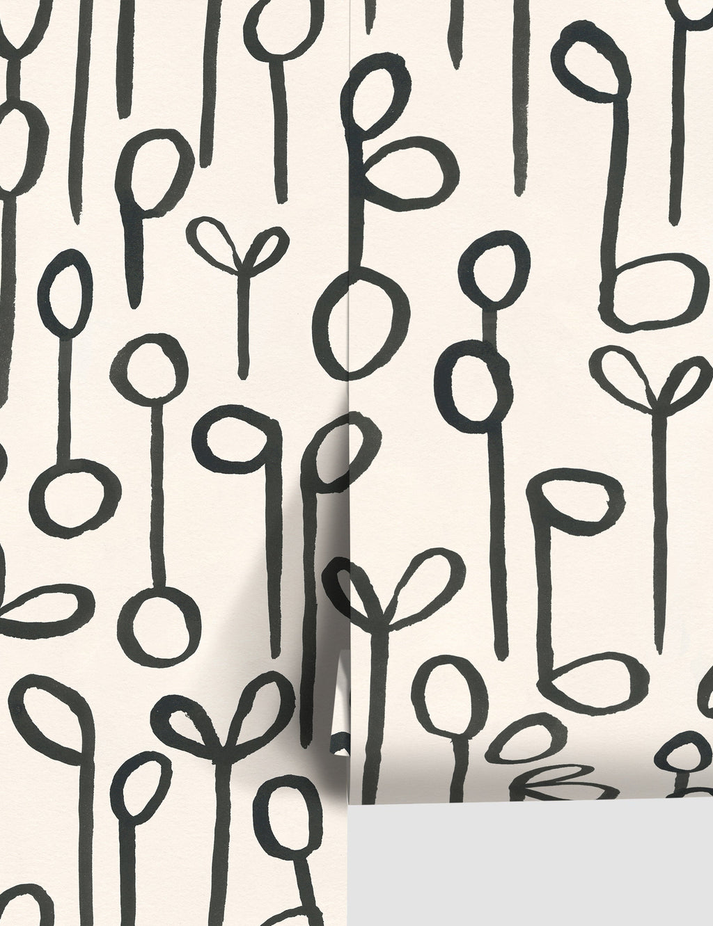 Lulu and Georgia - Seedlings Wallpaper by Susan Hable