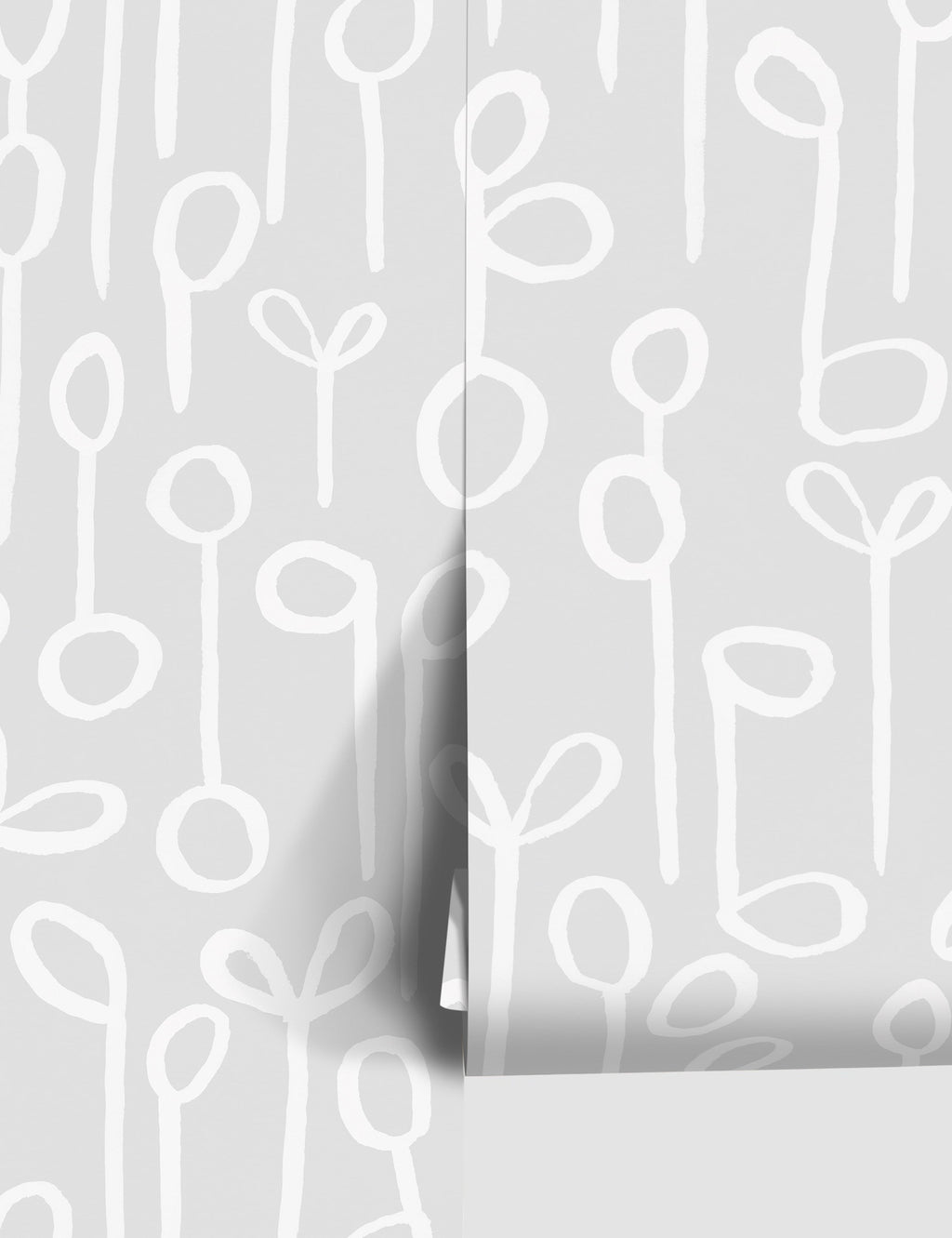 Lulu and Georgia - Seedlings Wallpaper by Susan Hable
