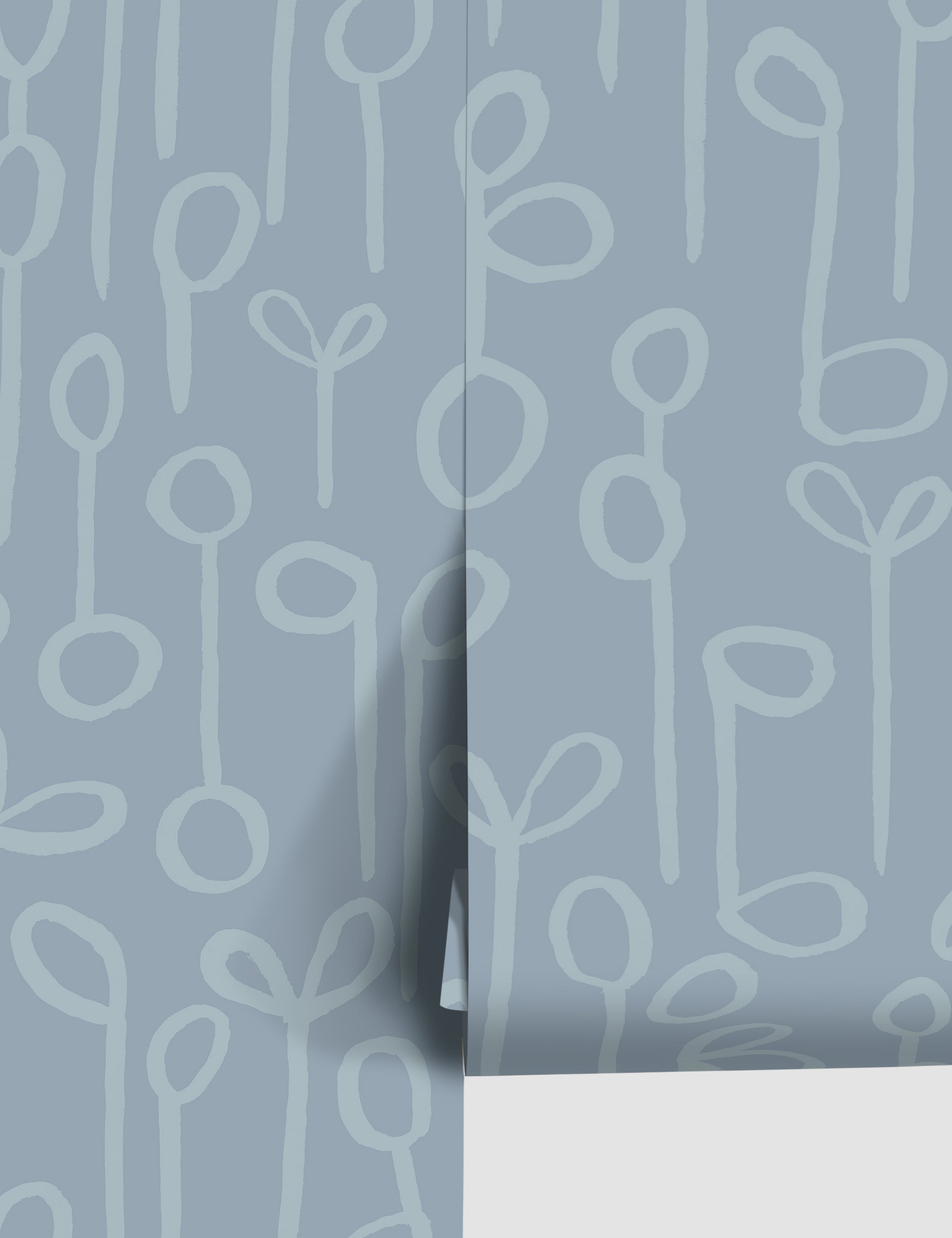 Lulu and Georgia - Seedlings Wallpaper by Susan Hable