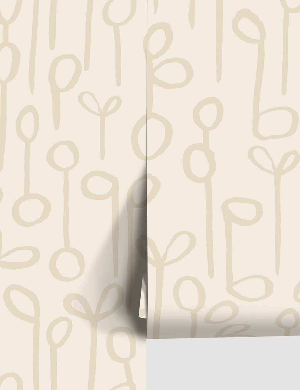 Lulu and Georgia - Seedlings Wallpaper by Susan Hable