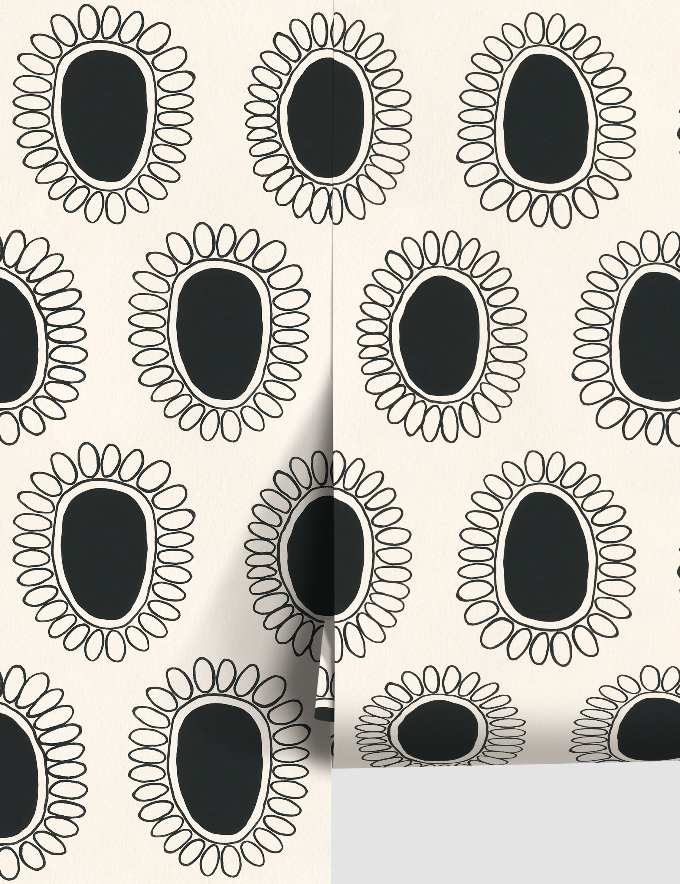 Lulu and Georgia - Garden Flower Wallpaper by Susan Hable