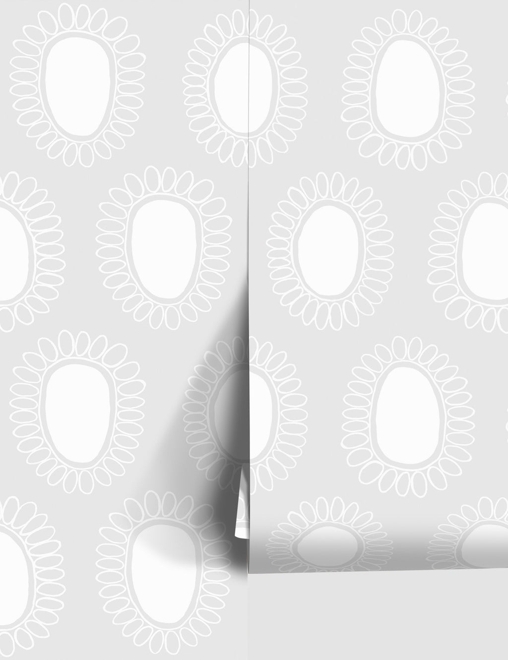 Lulu and Georgia - Garden Flower Wallpaper by Susan Hable
