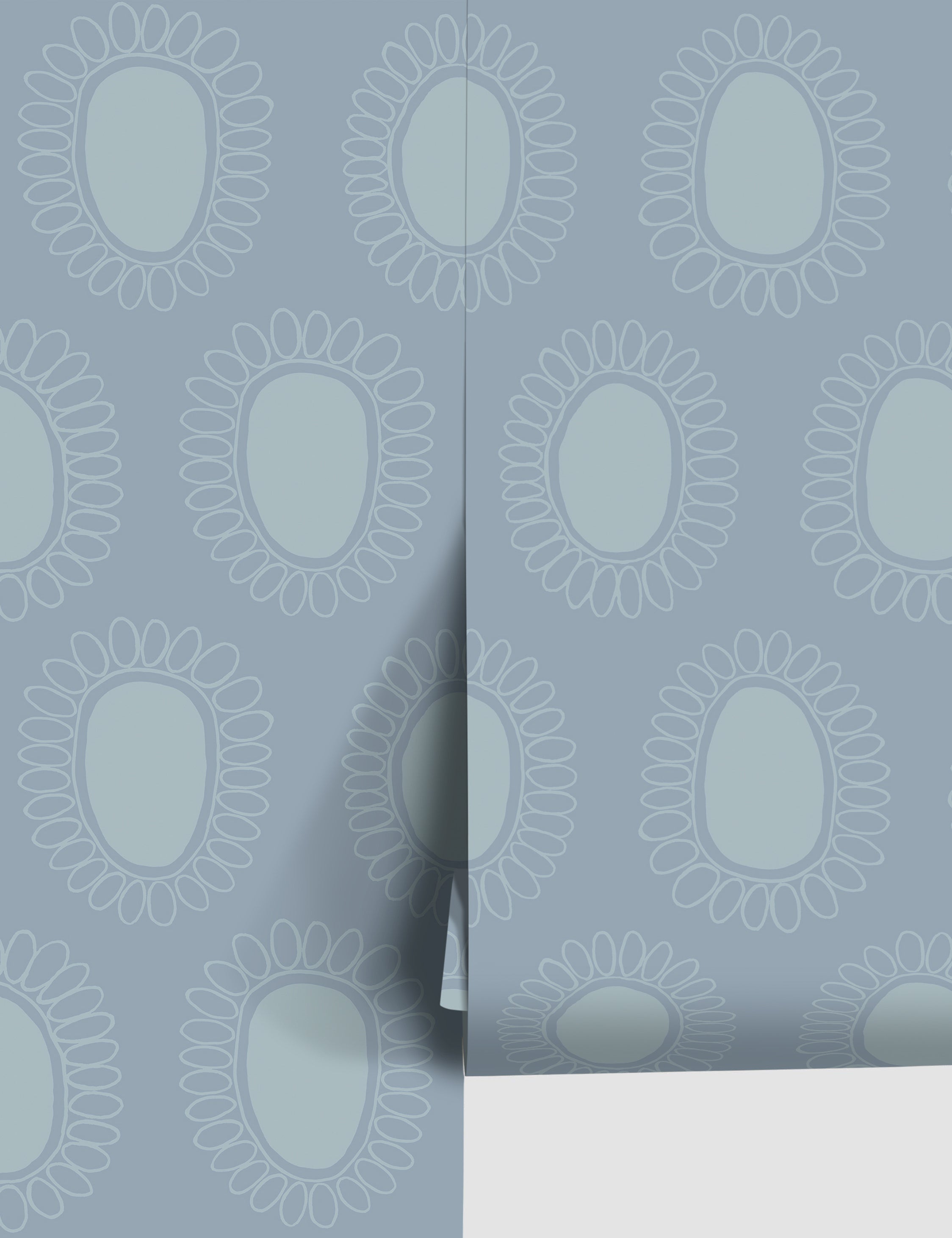 Lulu and Georgia - Garden Flower Wallpaper by Susan Hable