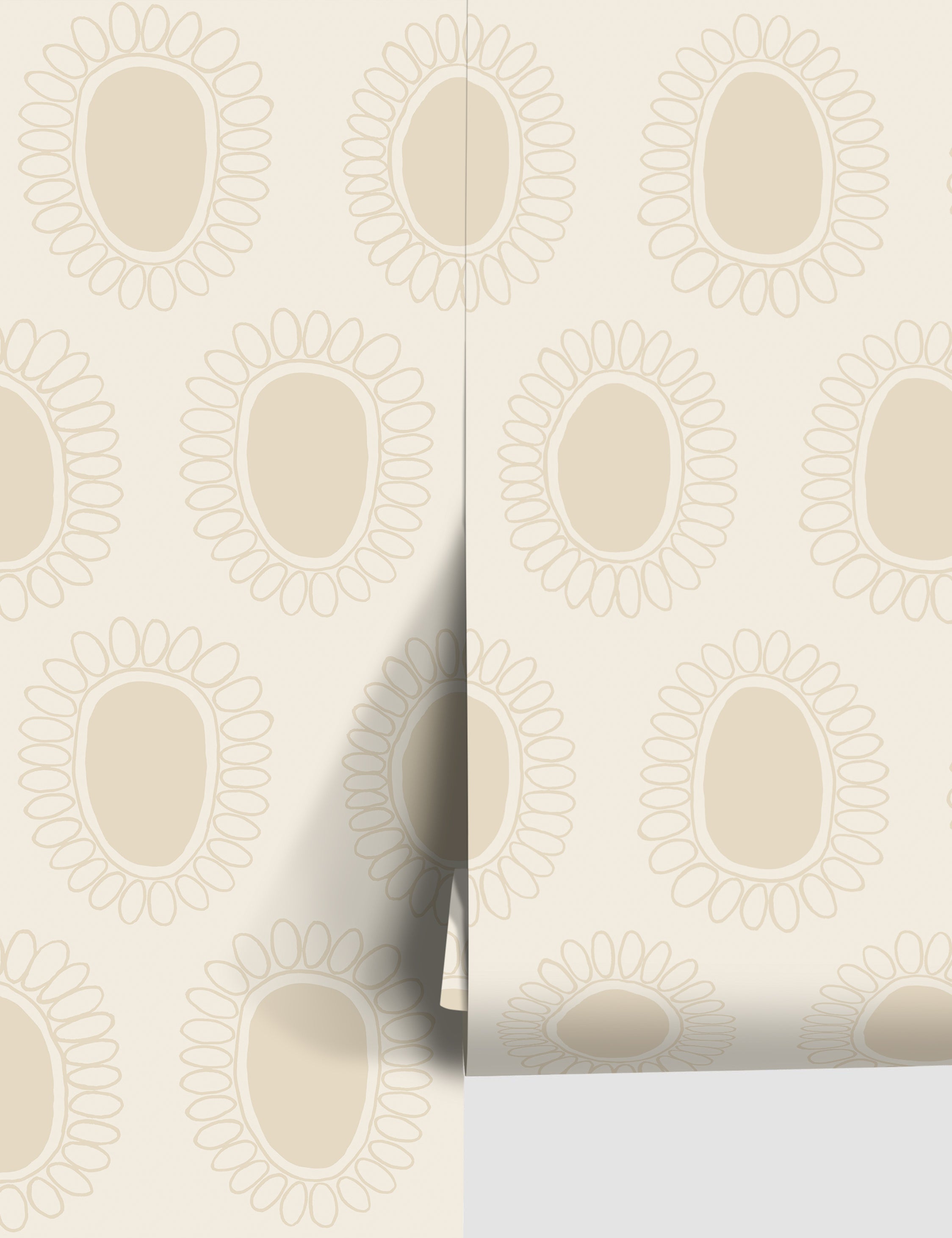 Lulu and Georgia - Garden Flower Wallpaper by Susan Hable