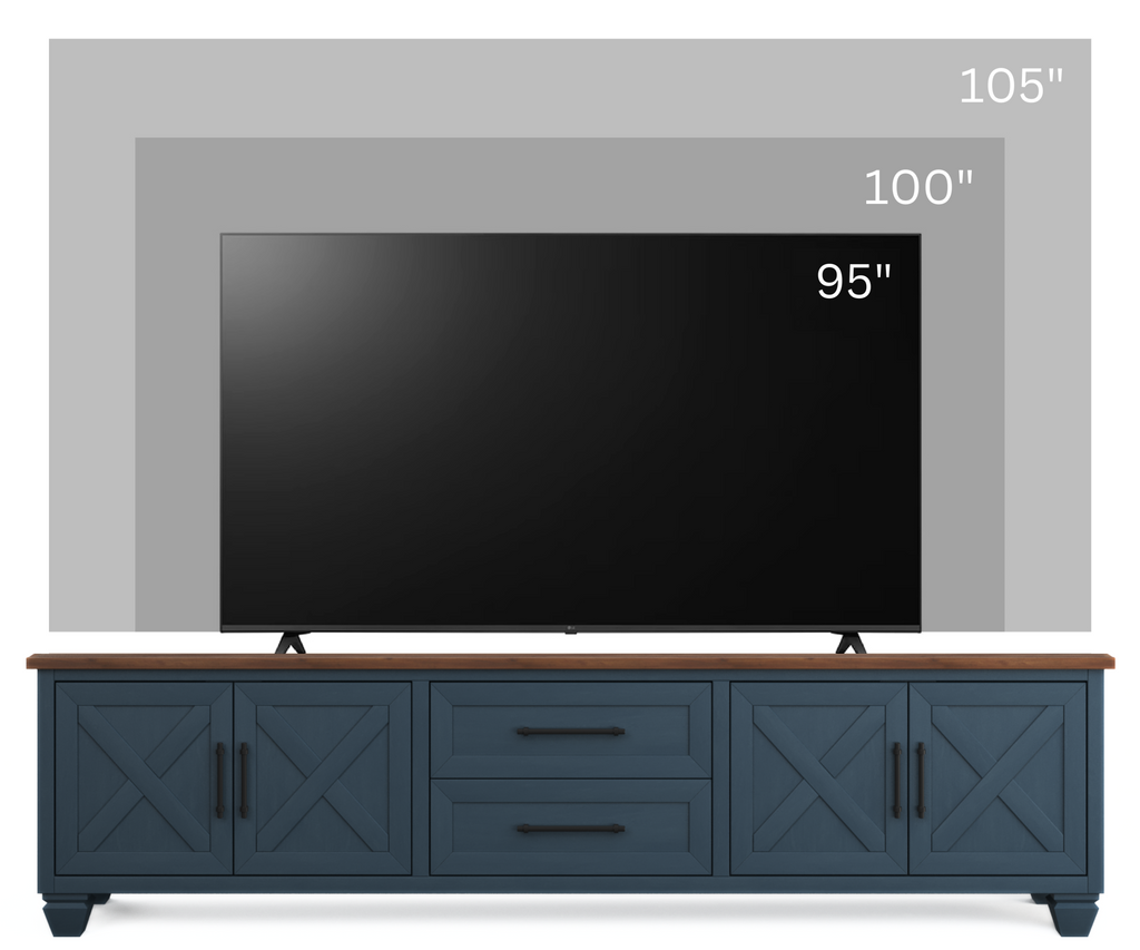 Real Cozy - 95" Liberty TV Stand