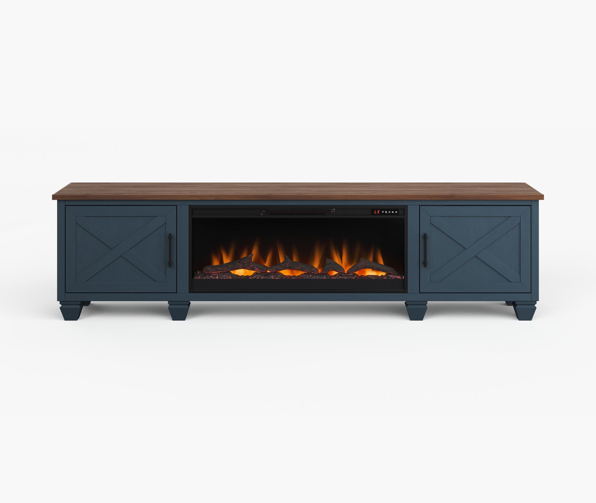 Real Cozy - 95" Liberty Fireplace TV Stand
