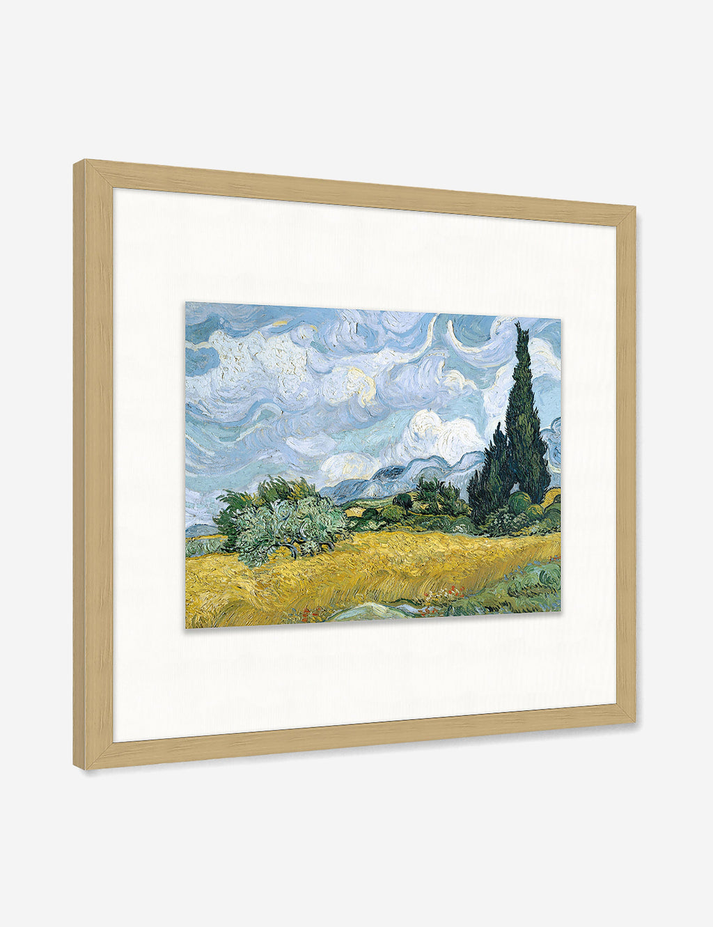 Lulu and Georgia - Wheat Field With Cypress Wall Art