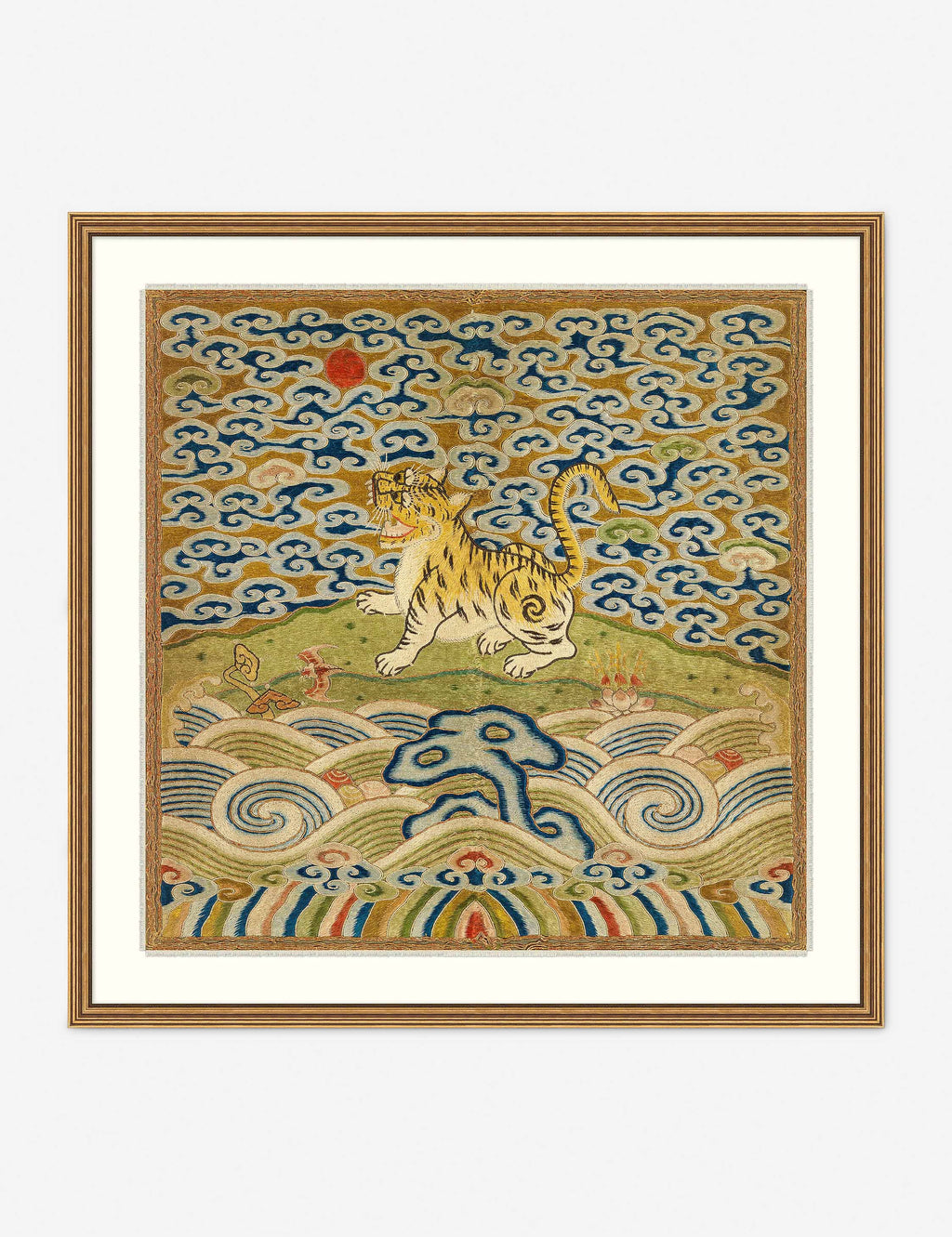 Lulu and Georgia - Rank Badge with Tiger Wall Art