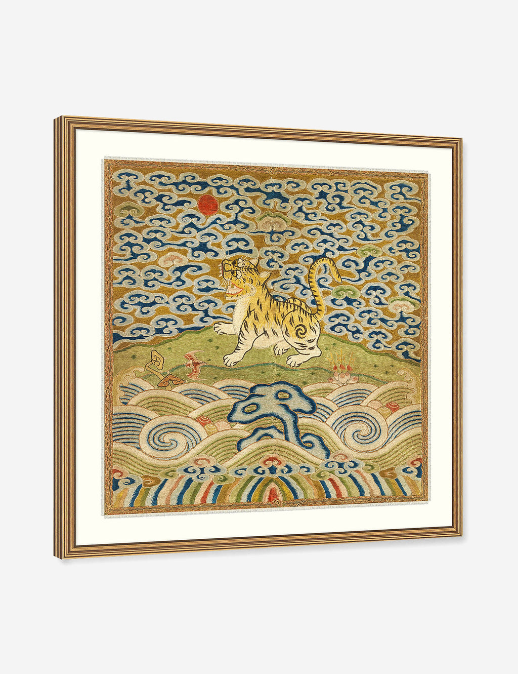 Lulu and Georgia - Rank Badge with Tiger Wall Art