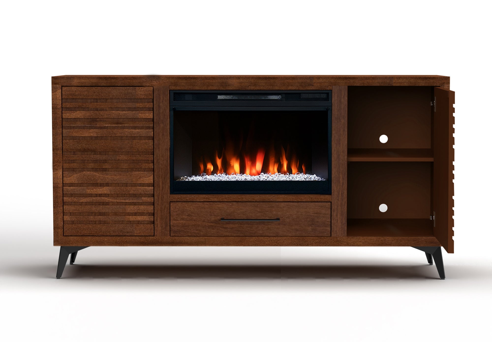 Real Cozy - 64" Malibu Fireplace TV Stand