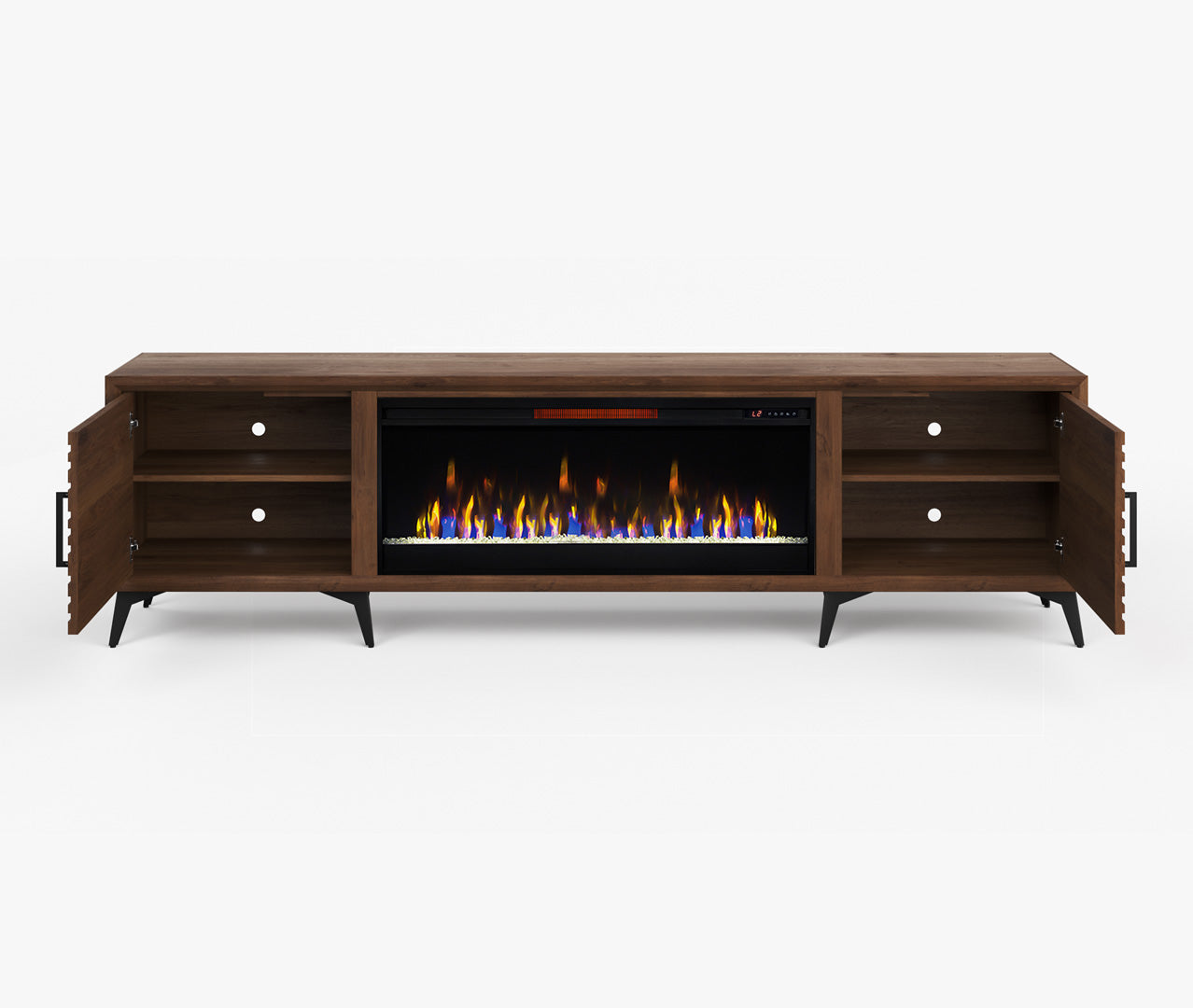 Real Cozy - 95" Malibu Fireplace TV Stand