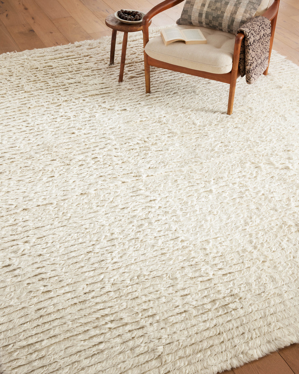 Amber Interiors - Woodland WOO - 01 Ivory Area Rug
