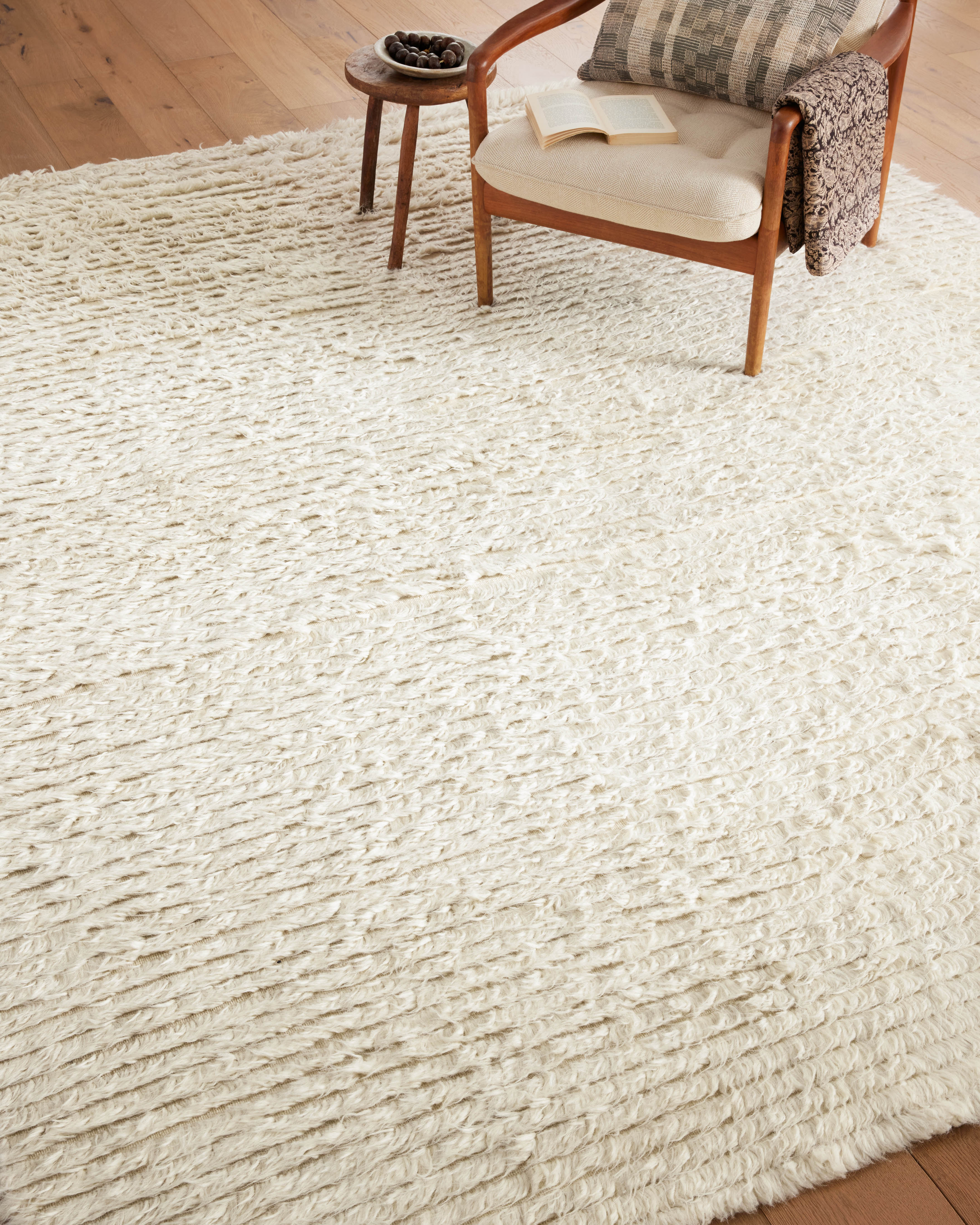 Amber Interiors - Woodland WOO - 01 Ivory Area Rug