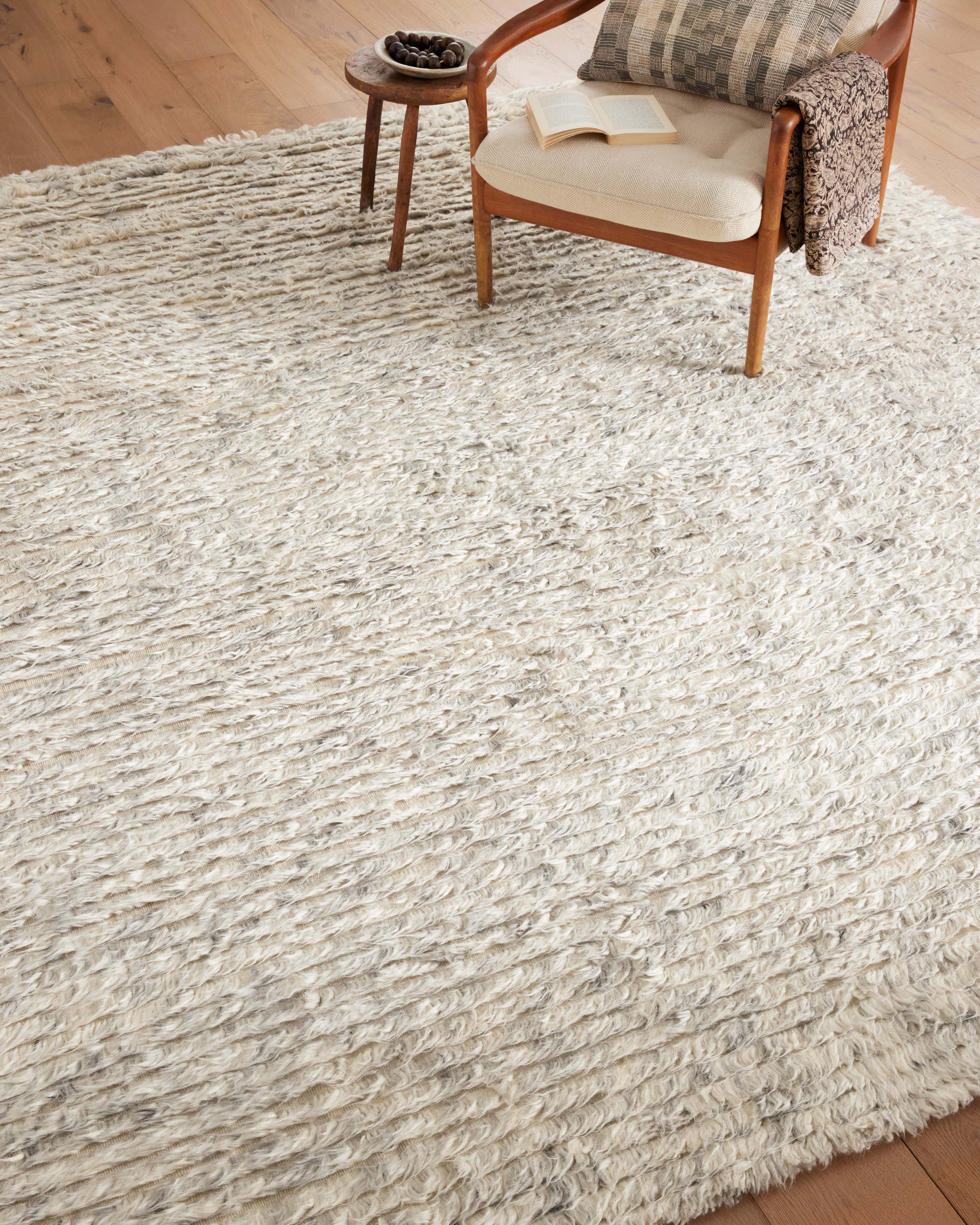 Amber Interiors - Woodland WOO - 01 Silver Area Rug