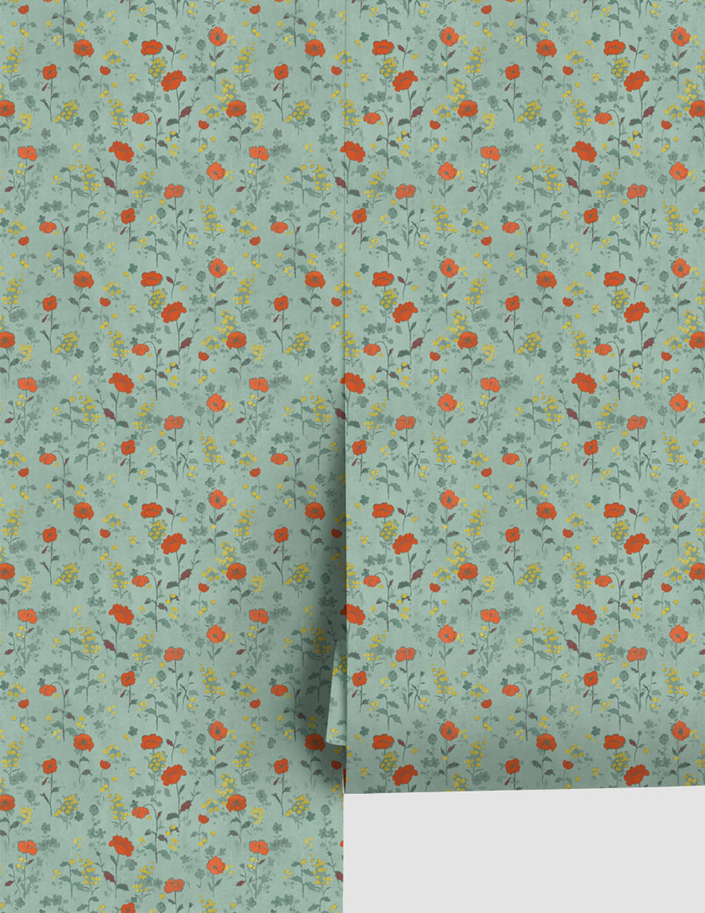 Lulu and Georgia - Poppies Wallpaper by Paule Marrot