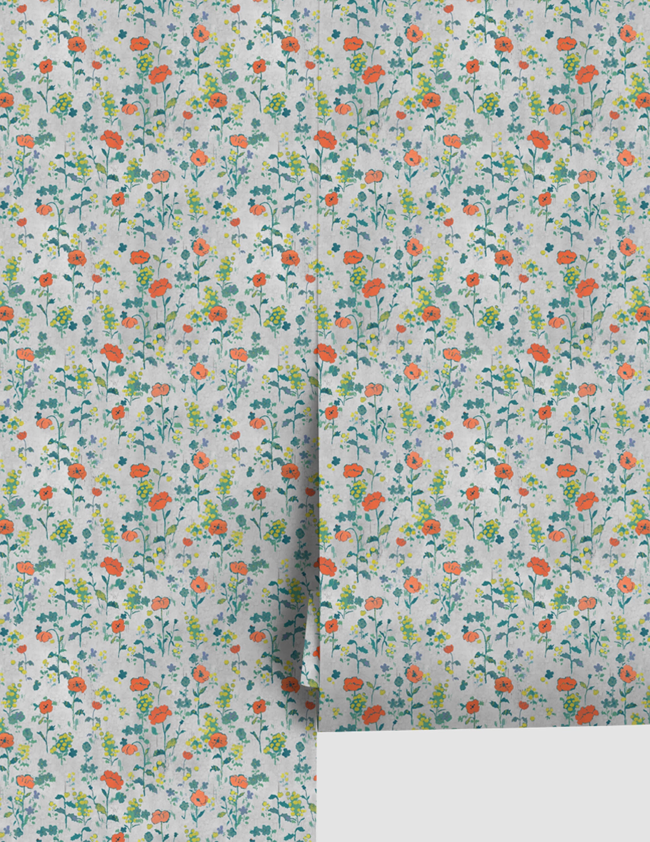 Lulu and Georgia - Poppies Wallpaper by Paule Marrot