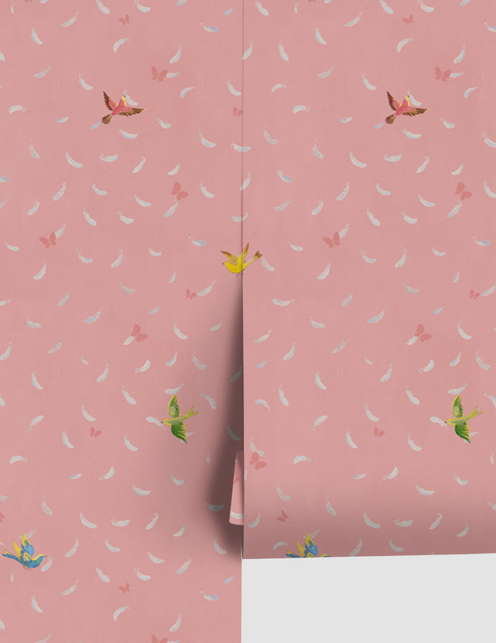 Lulu and Georgia - Feathers Wallpaper by Paule Marrot