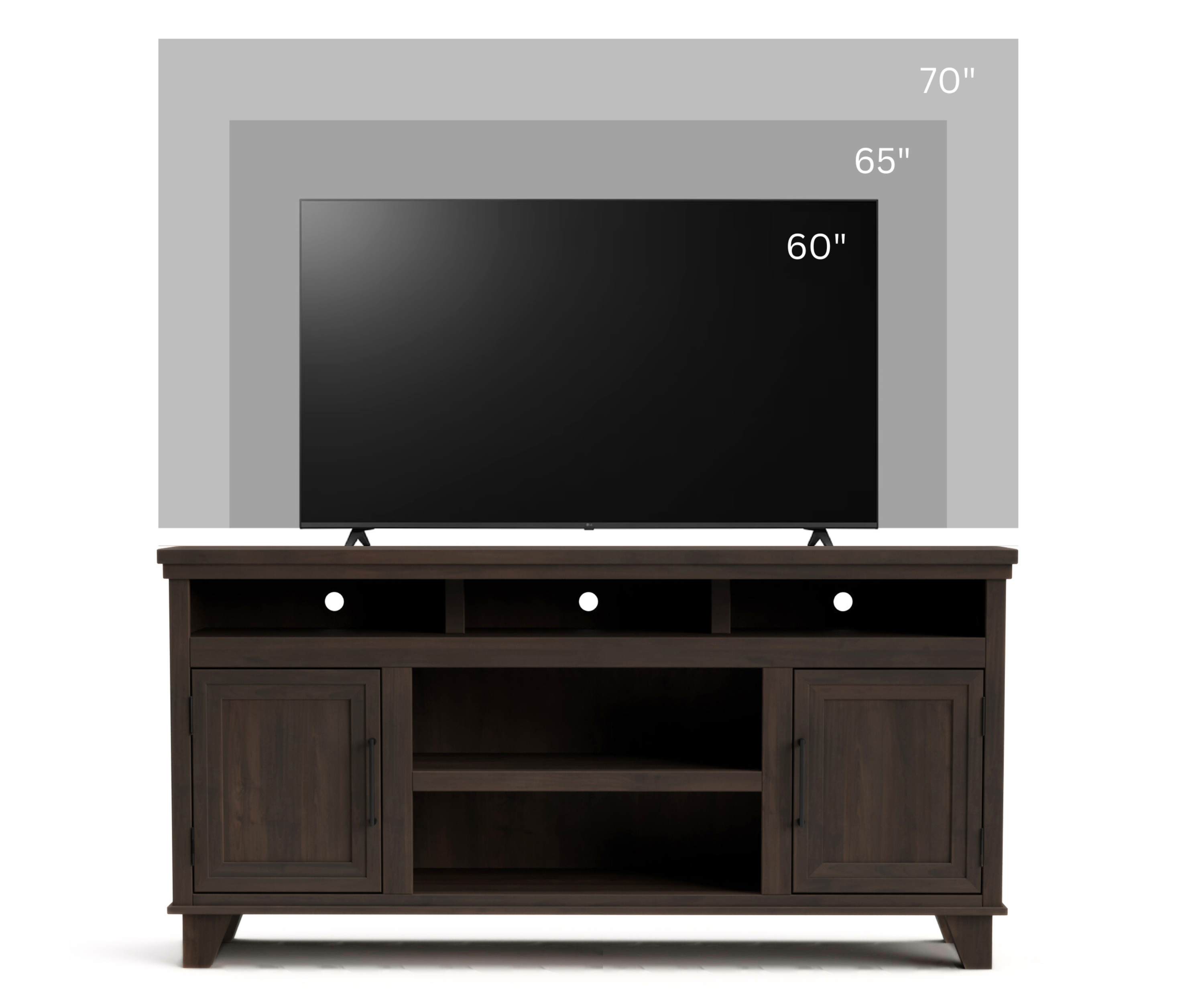 Real Cozy - 64" Sonoma TV Stand