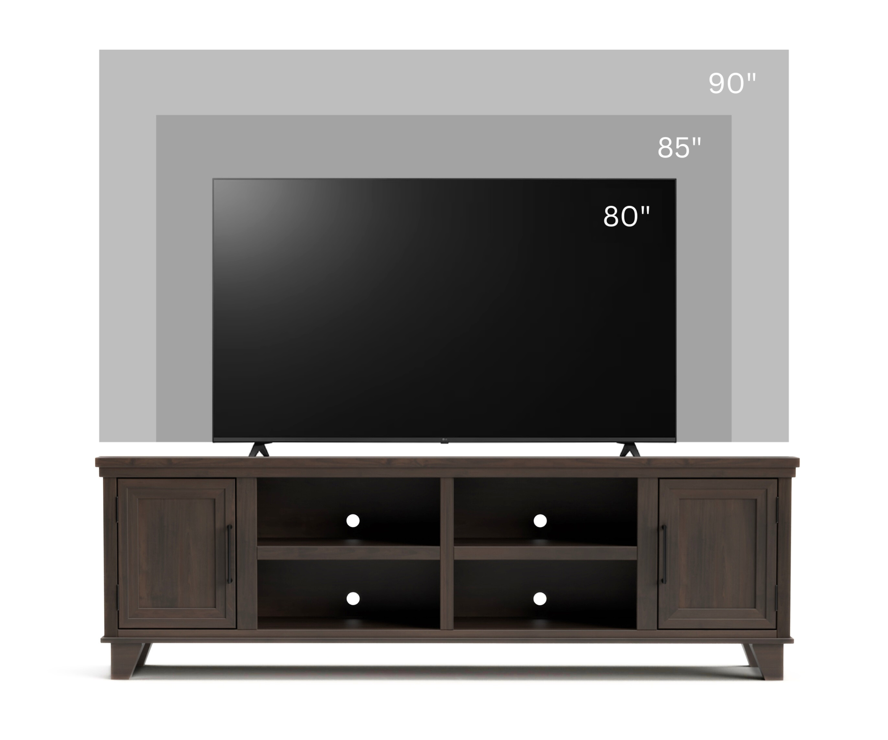 Real Cozy - 78" Sonoma TV Stand