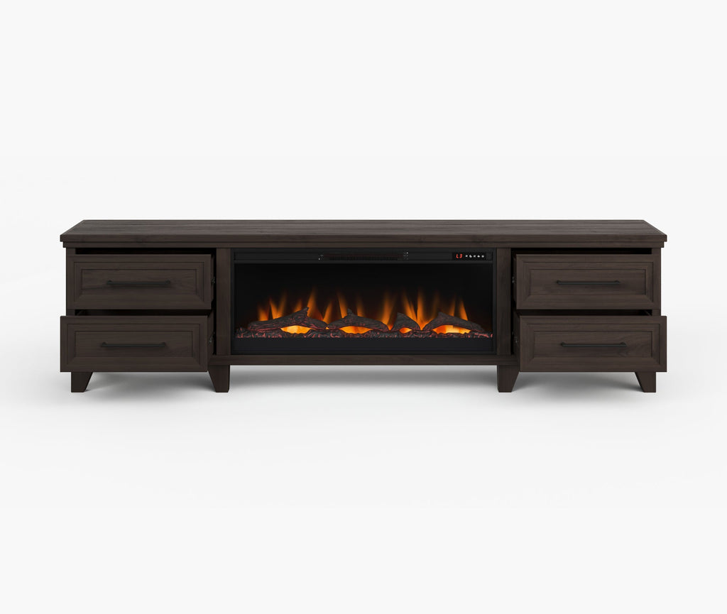 Real Cozy - 95" Sonoma Fireplace TV Stand