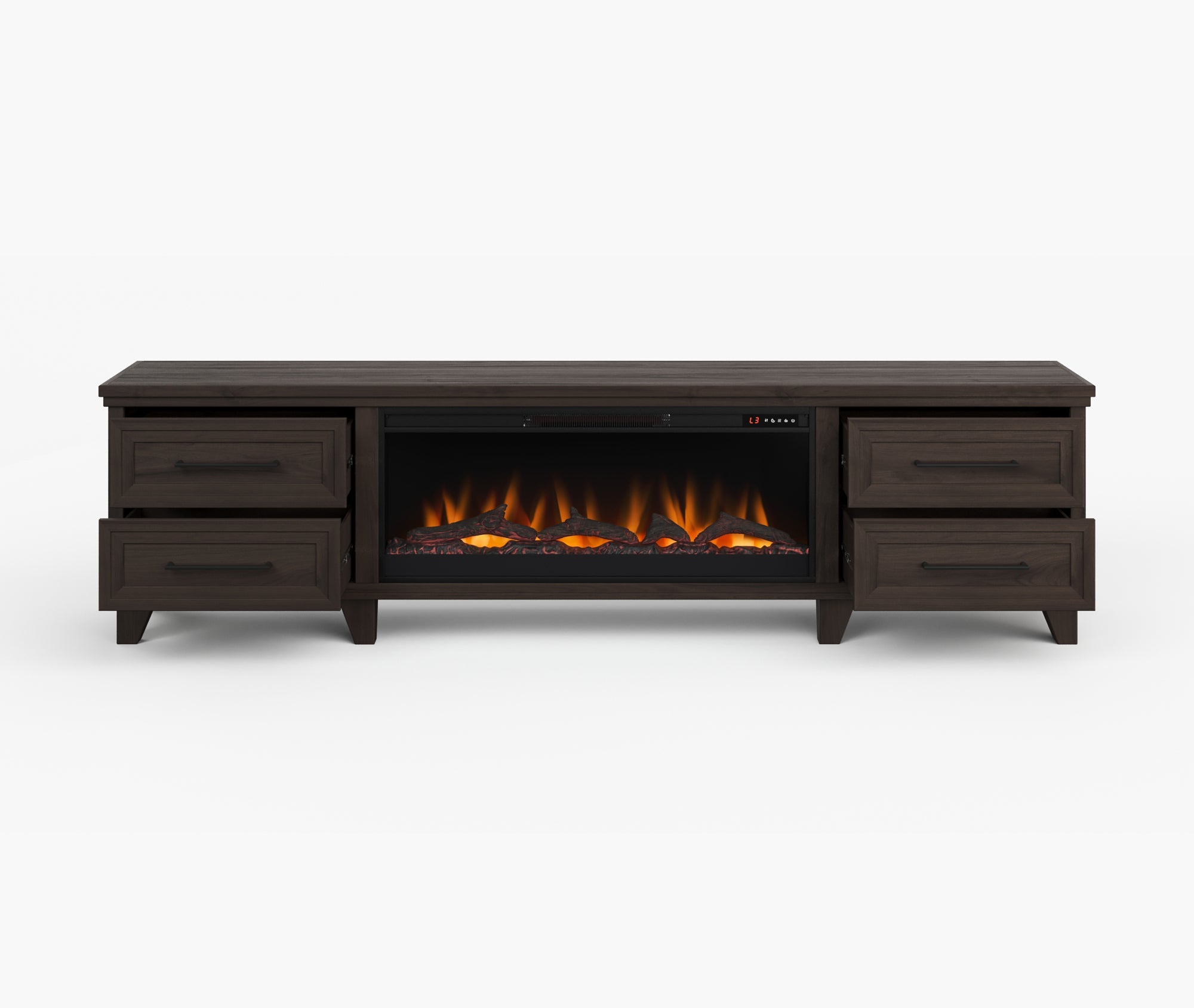 Real Cozy - 95" Sonoma Fireplace TV Stand