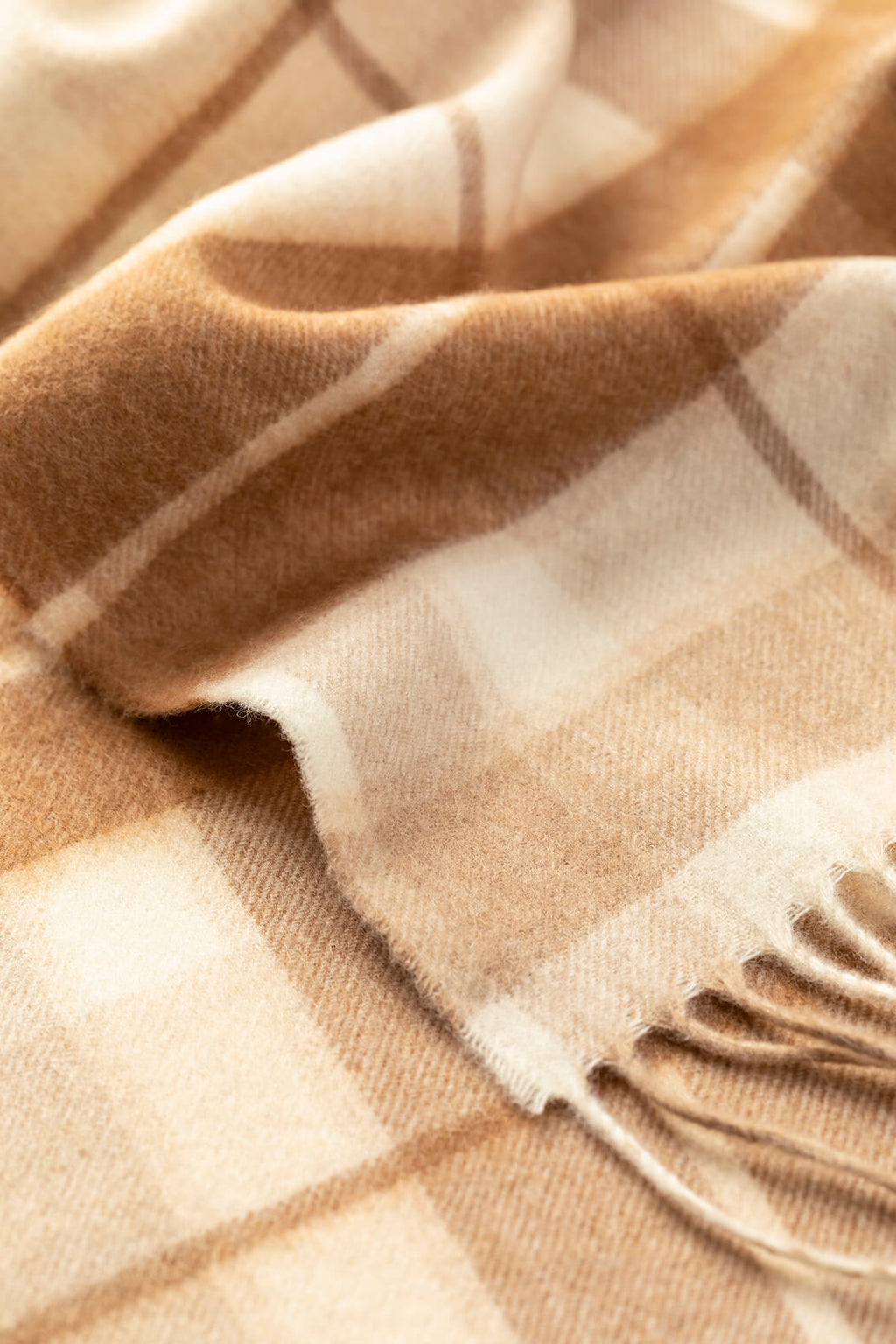Johnstons of Elgin - Check Cashmere & Vicuña Scarf