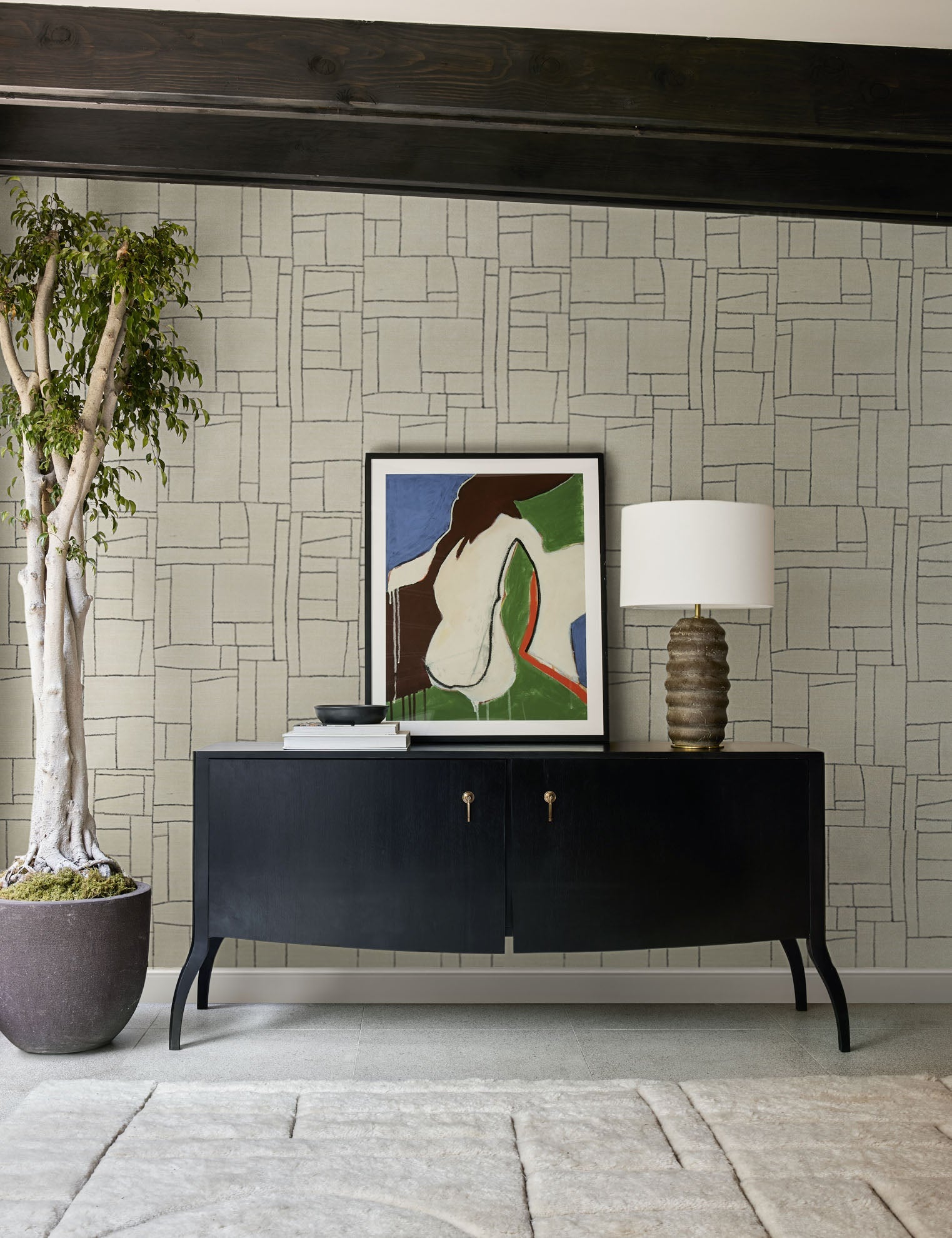Lulu and Georgia - Inagra Grasscloth Wallpaper
