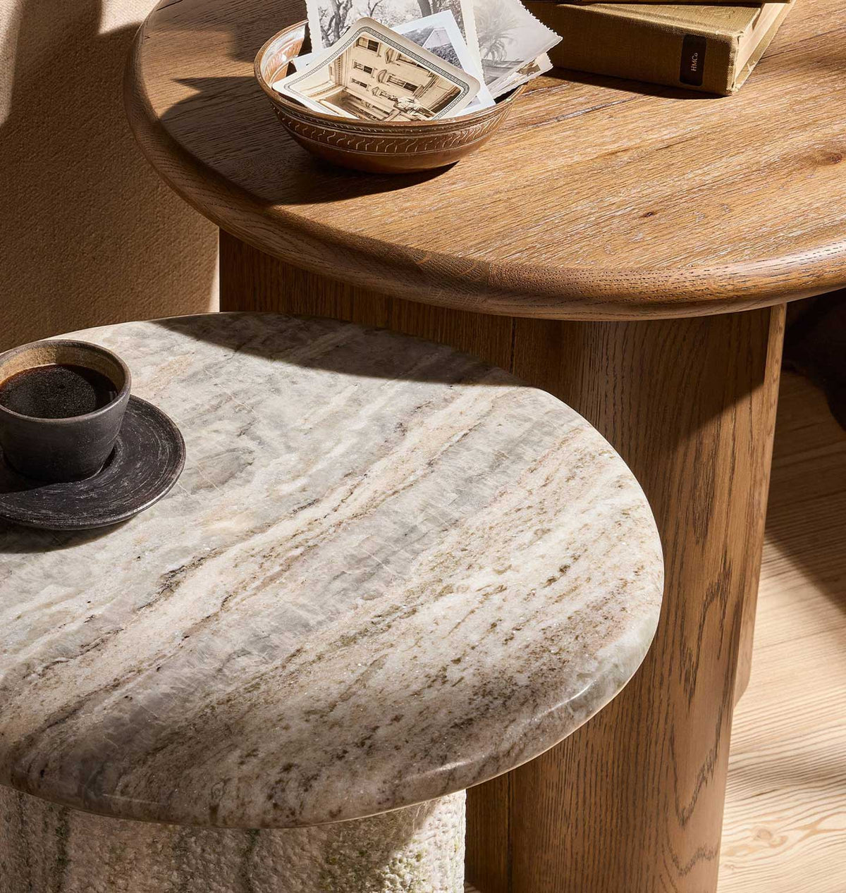 Amber Interiors - Waylie Nesting End Table Set
