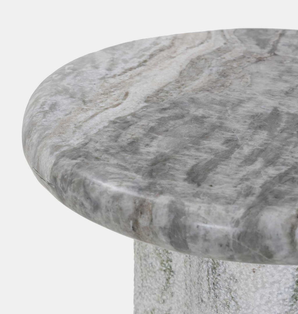 Amber Interiors - Waylie Small Marble End Table