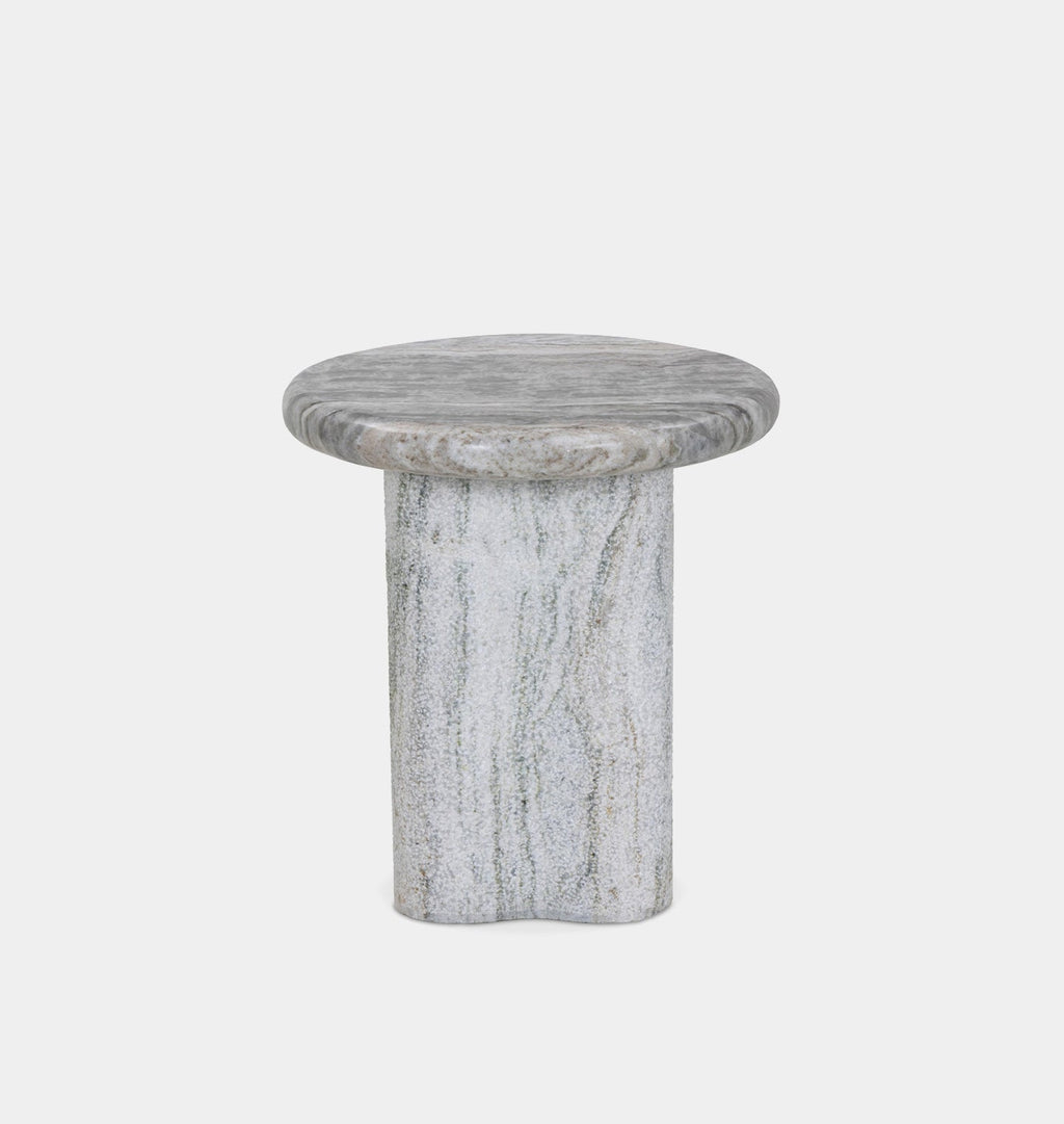 Amber Interiors - Waylie Small Marble End Table