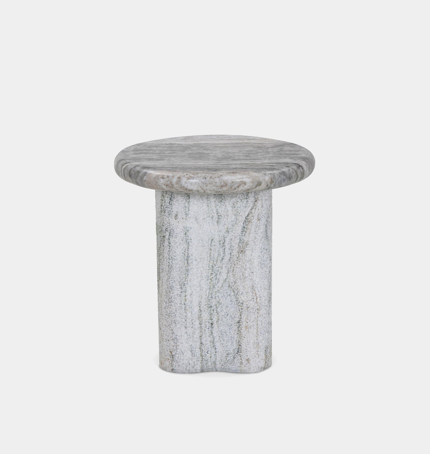 Amber Interiors - Waylie Small Marble End Table