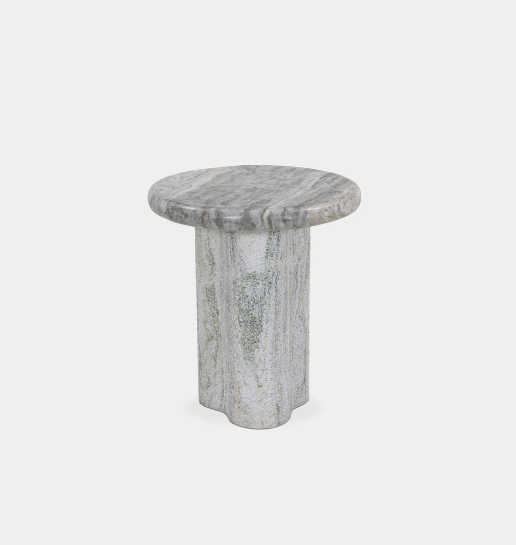 Amber Interiors - Waylie Small Marble End Table