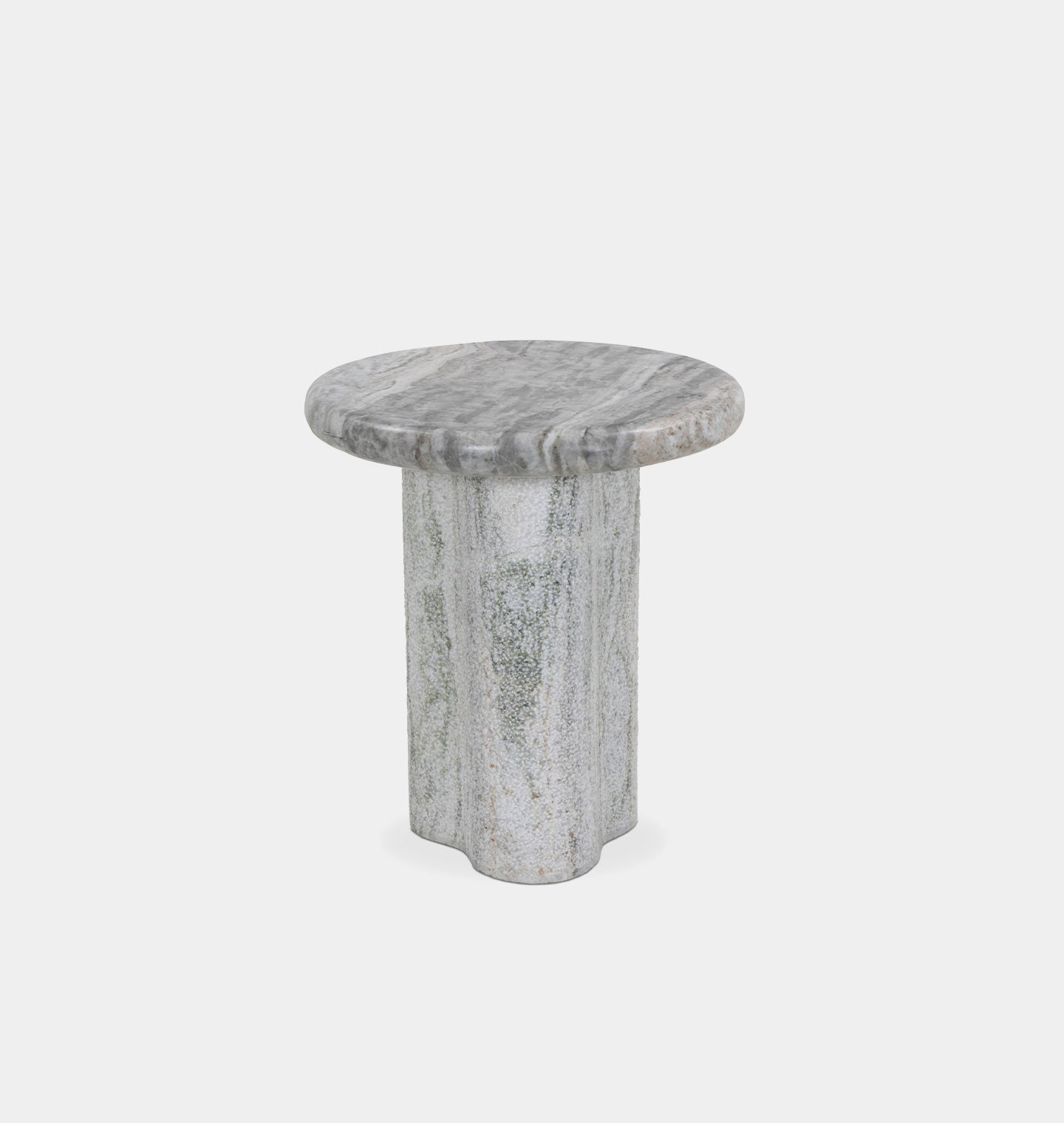 Amber Interiors - Waylie Small Marble End Table