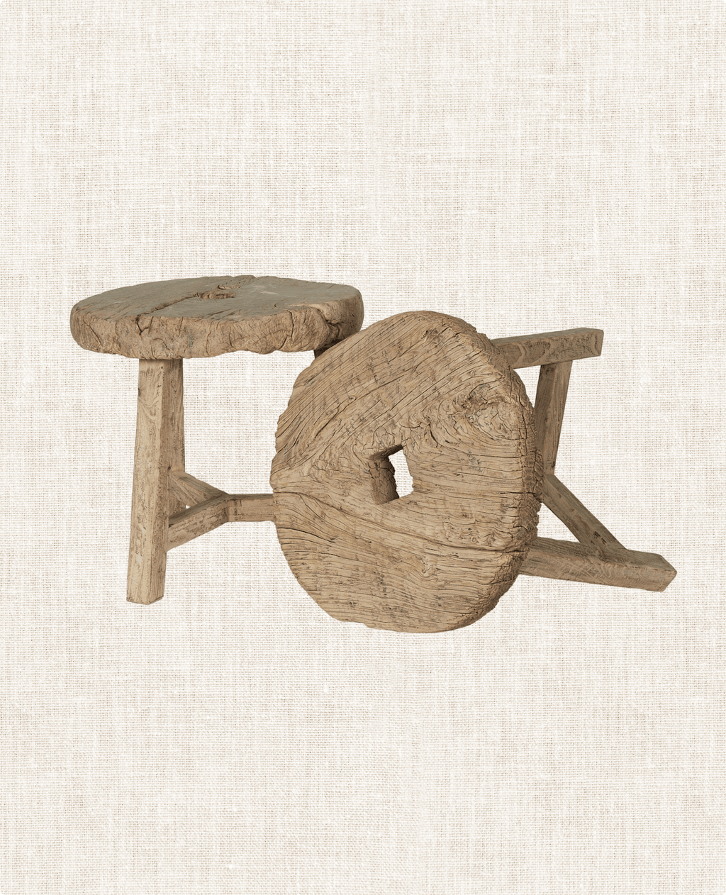 Olive Ateliers - Wheel Side Table