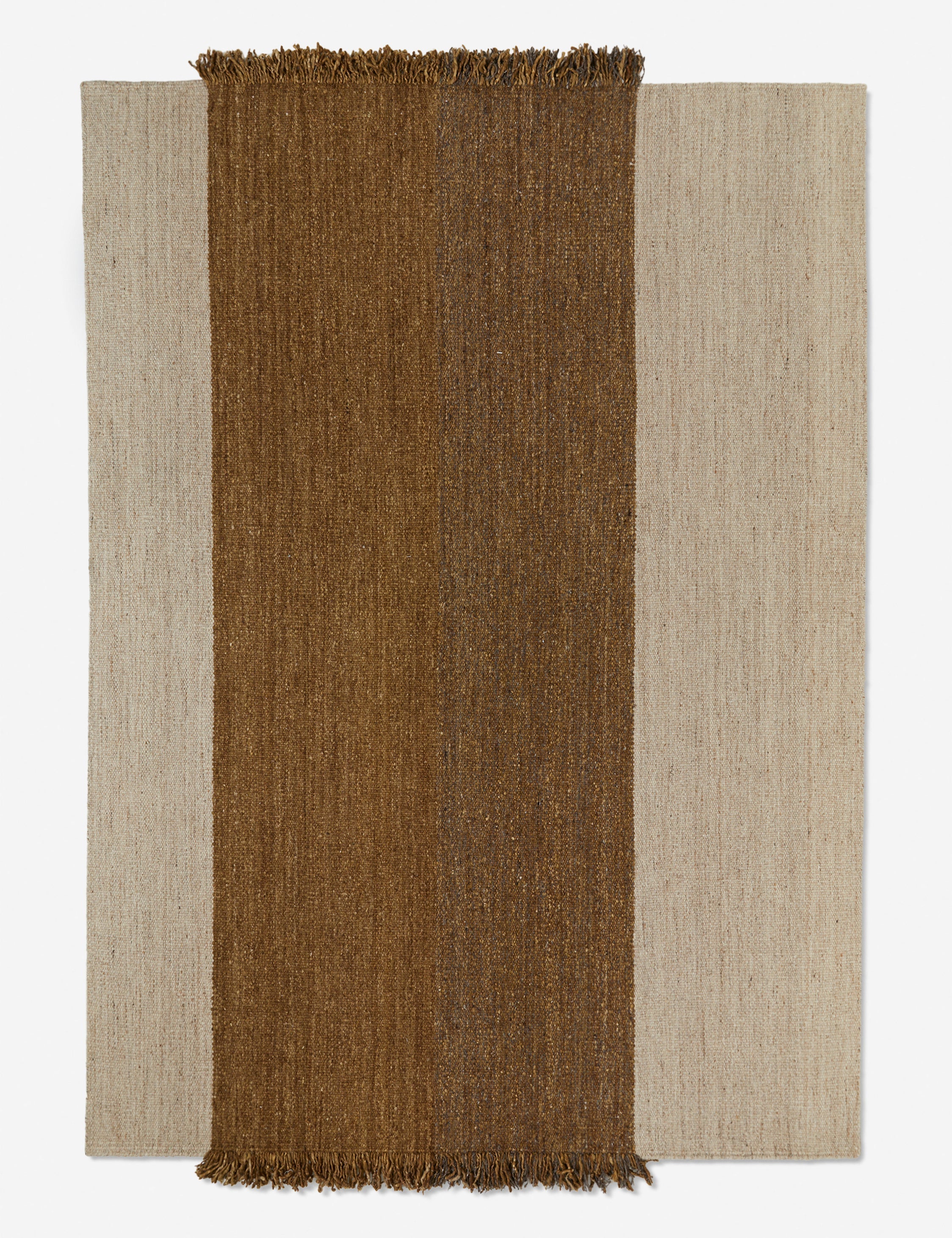 Lulu and Georgia - Wilcox Handwoven Wool Rug Swatch 12" x 12" by Jake Arnold